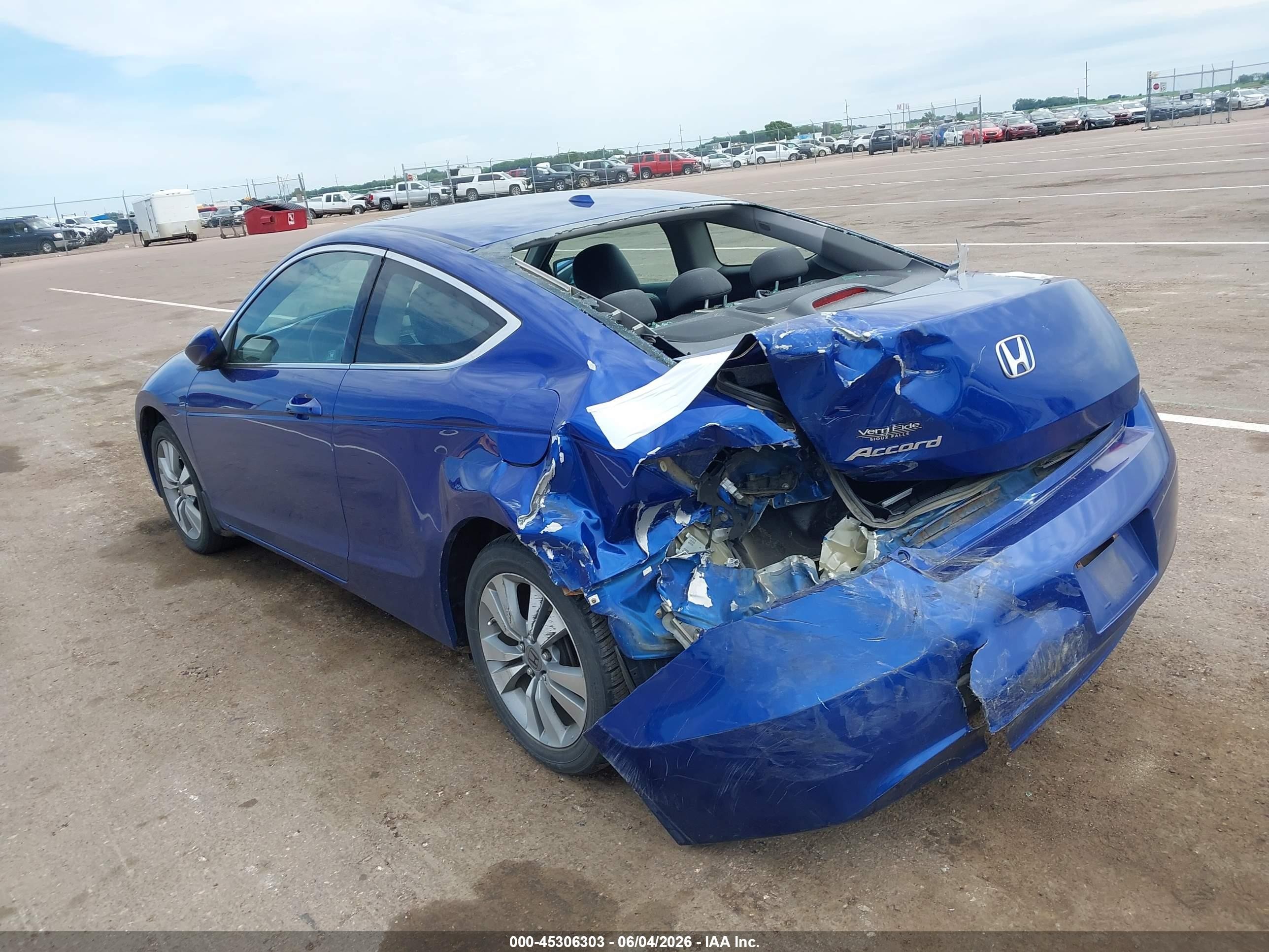2010 Honda Accord 2.4 Ex-l Синий vin: 1HGCS1B83AA002077