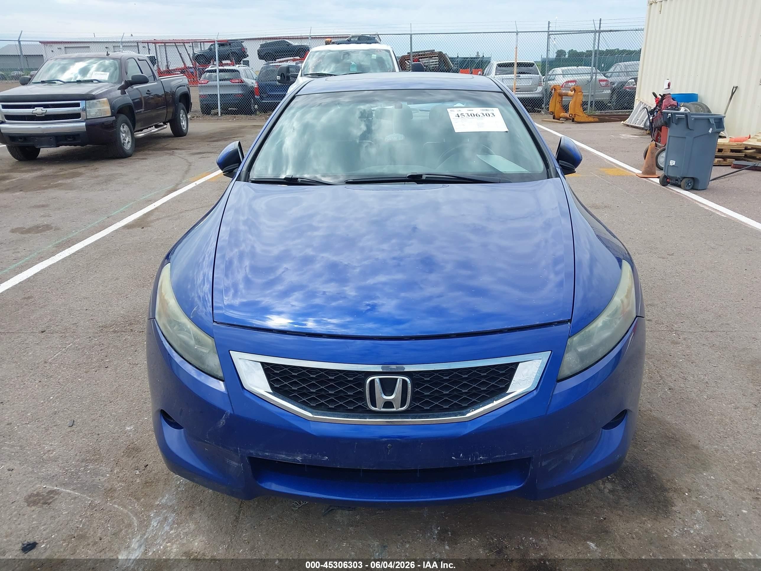 2010 Honda Accord 2.4 Ex-l Синий vin: 1HGCS1B83AA002077