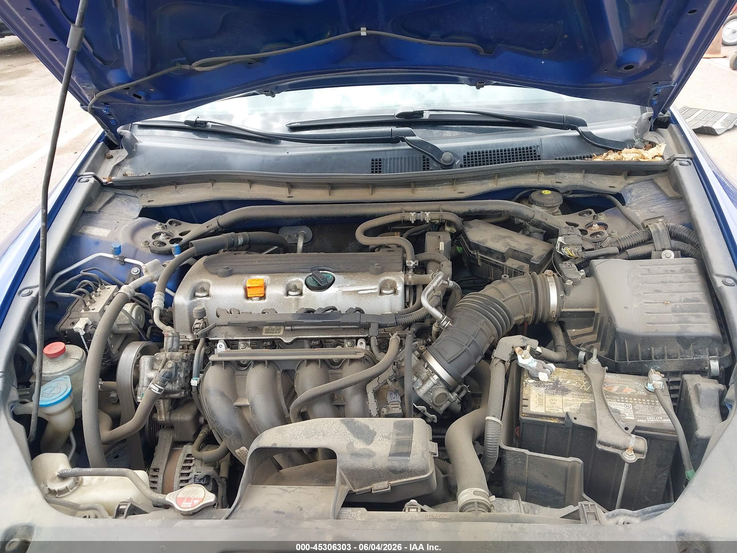 2010 Honda Accord 2.4 Ex-l Синий vin: 1HGCS1B83AA002077