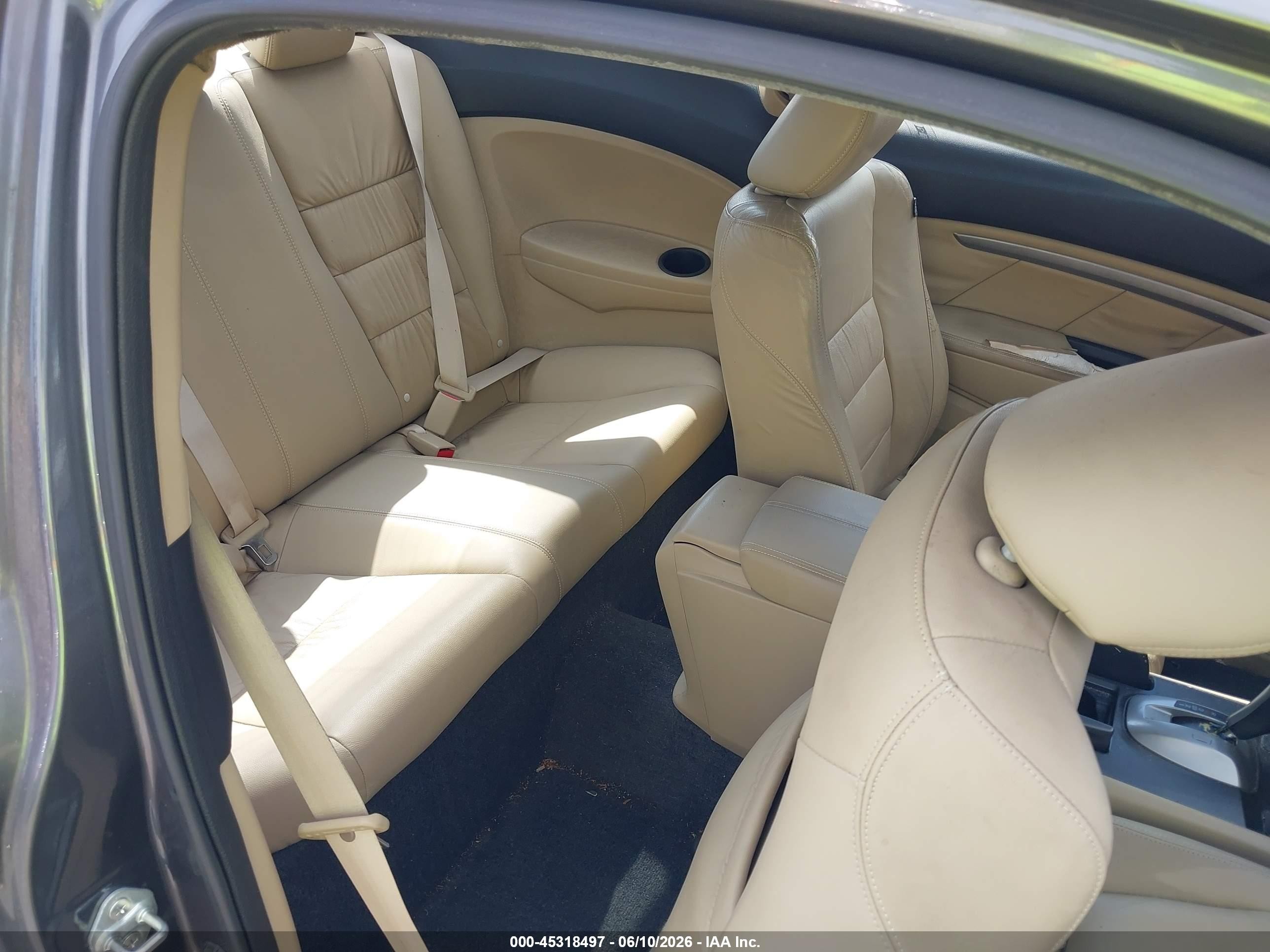 2010 Honda Accord 2.4 Ex-l Gray vin: 1HGCS1B83AA006954