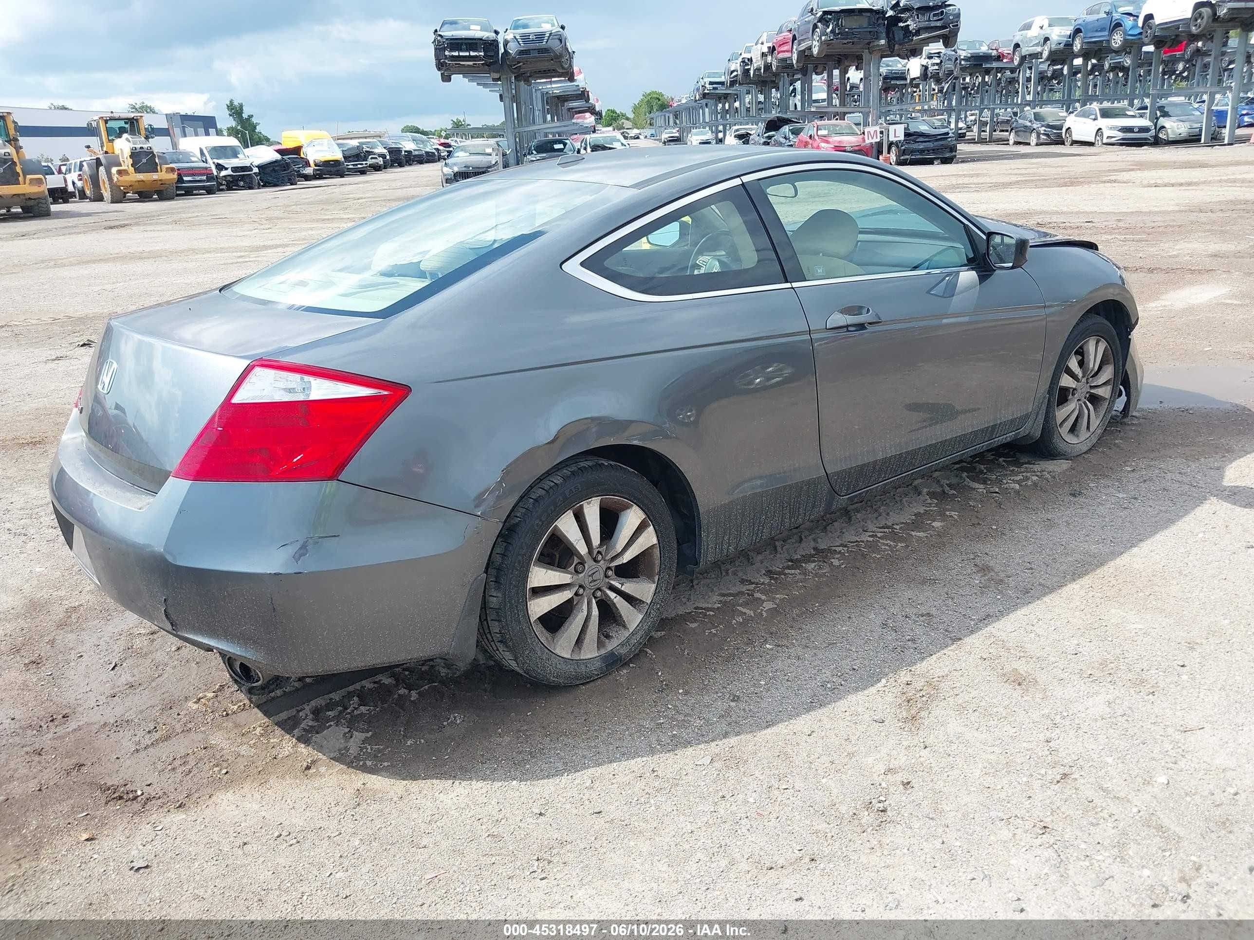 2010 Honda Accord 2.4 Ex-l Gray vin: 1HGCS1B83AA006954