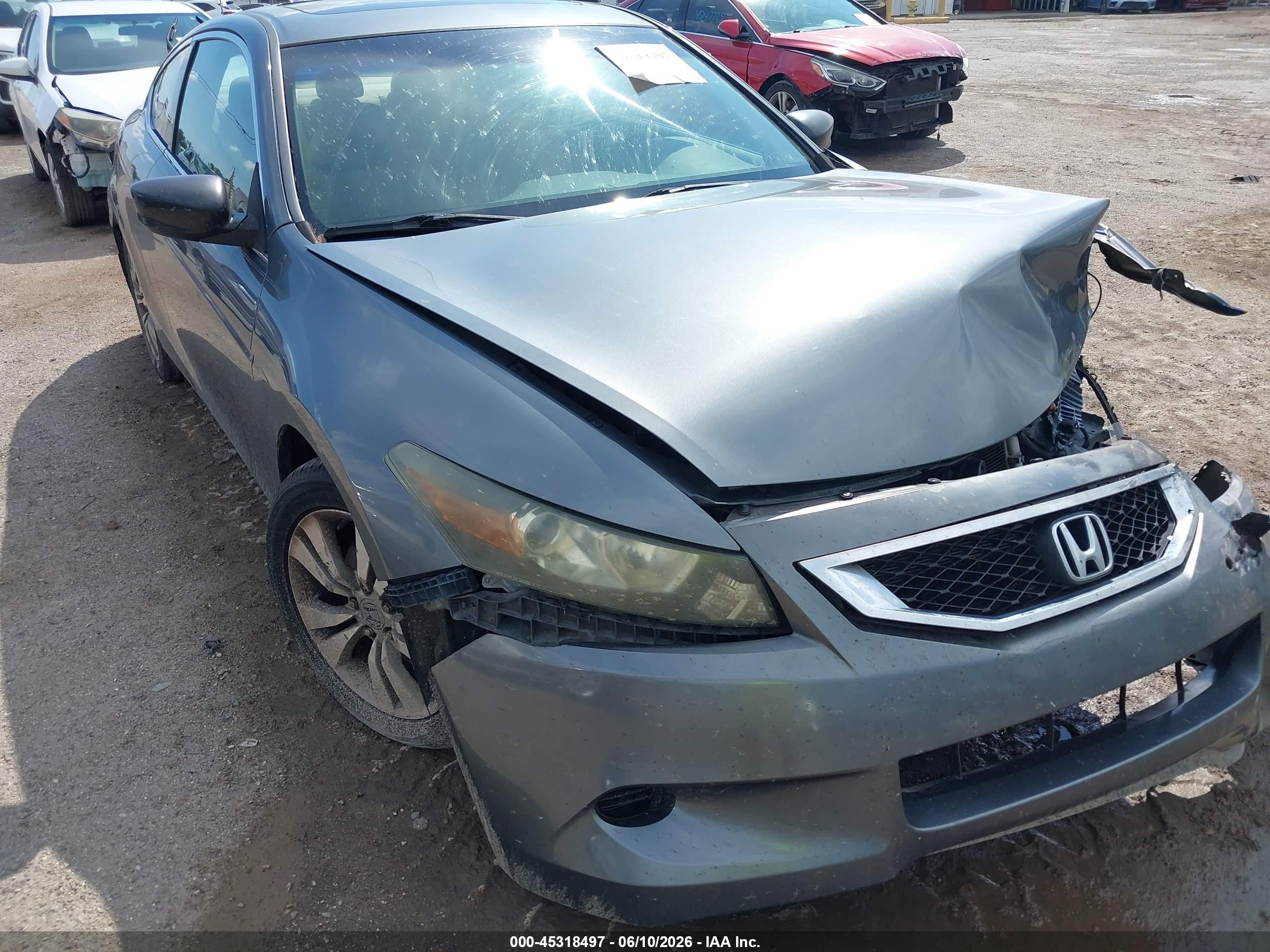 2010 Honda Accord 2.4 Ex-l Gray vin: 1HGCS1B83AA006954