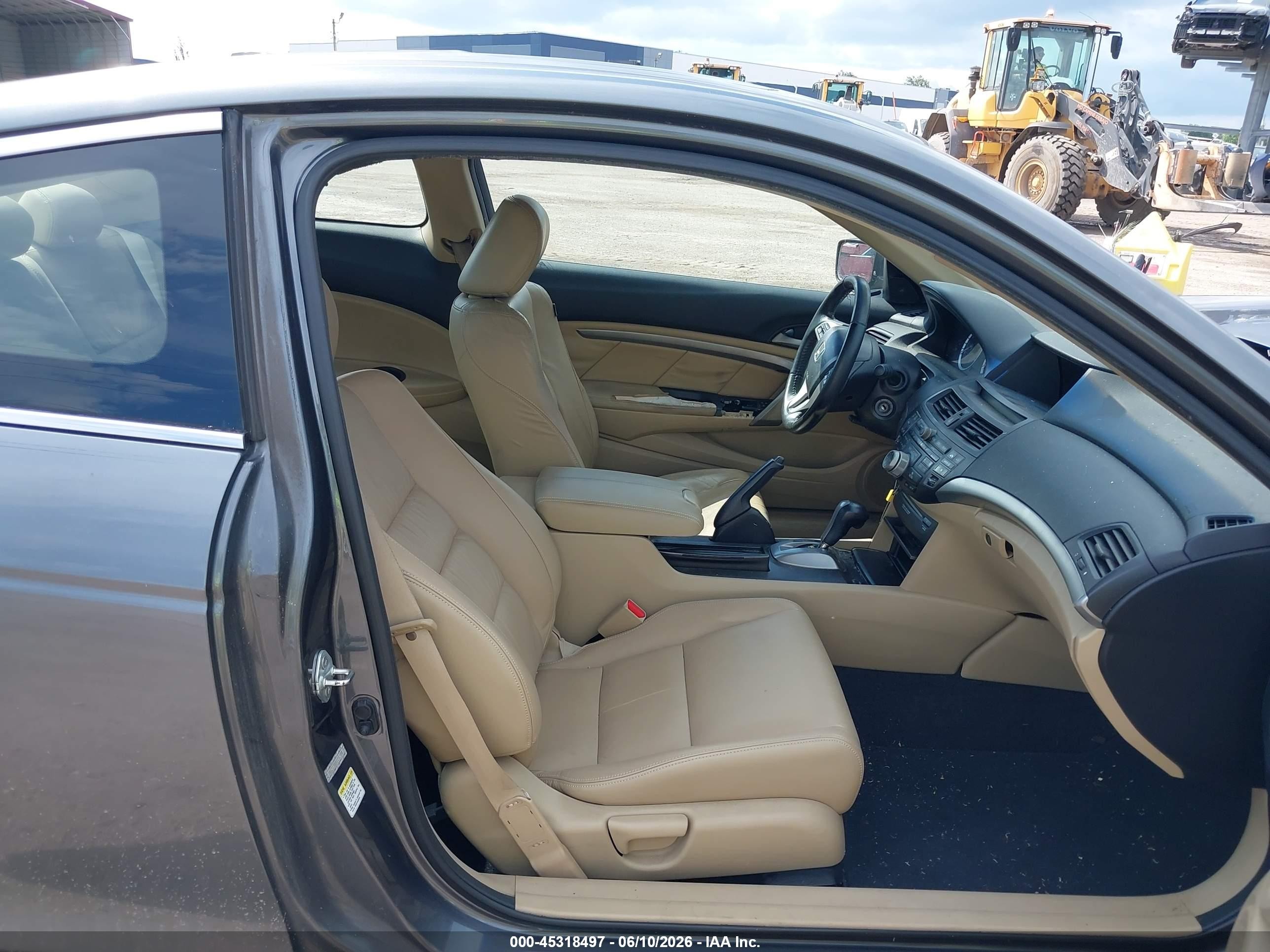 2010 Honda Accord 2.4 Ex-l Gray vin: 1HGCS1B83AA006954
