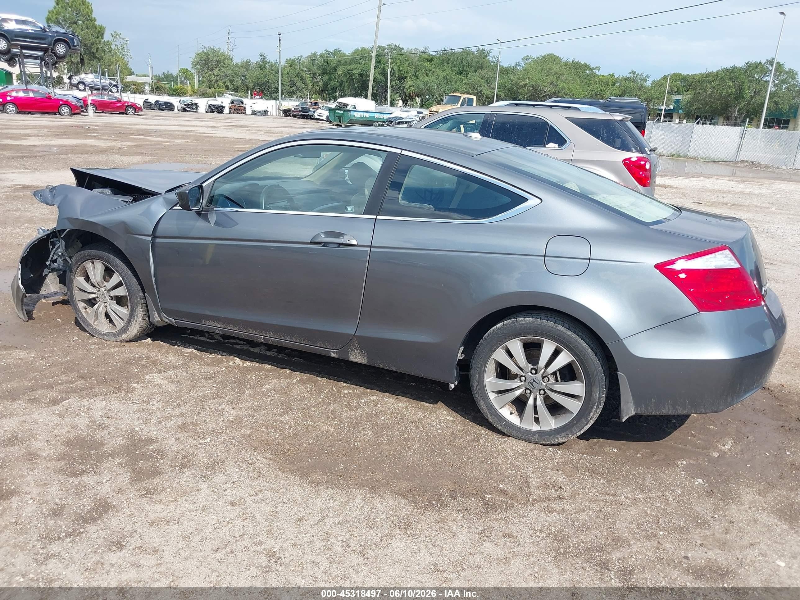 2010 Honda Accord 2.4 Ex-l Gray vin: 1HGCS1B83AA006954