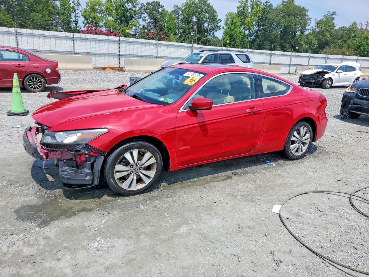 2011 Honda Accord Exl Red vin: 1HGCS1B83BA000413