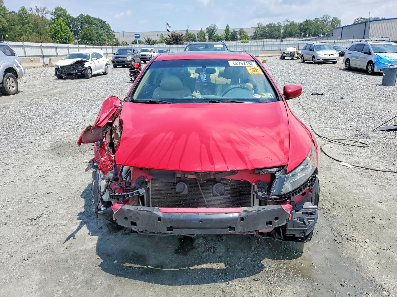 2011 Honda Accord Exl Красный vin: 1HGCS1B83BA000413