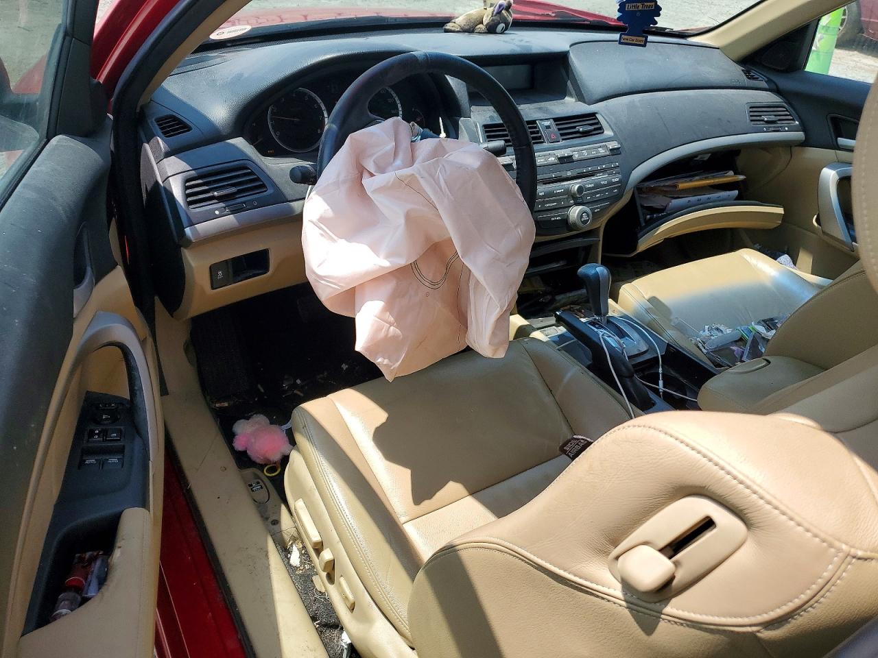 2011 Honda Accord Exl Красный vin: 1HGCS1B83BA000413