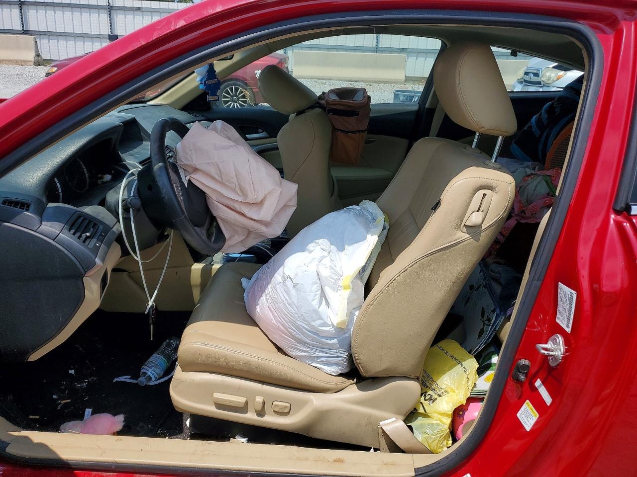 2011 Honda Accord Exl Красный vin: 1HGCS1B83BA000413