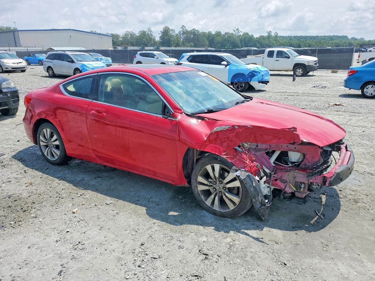 2011 Honda Accord Exl Красный vin: 1HGCS1B83BA000413