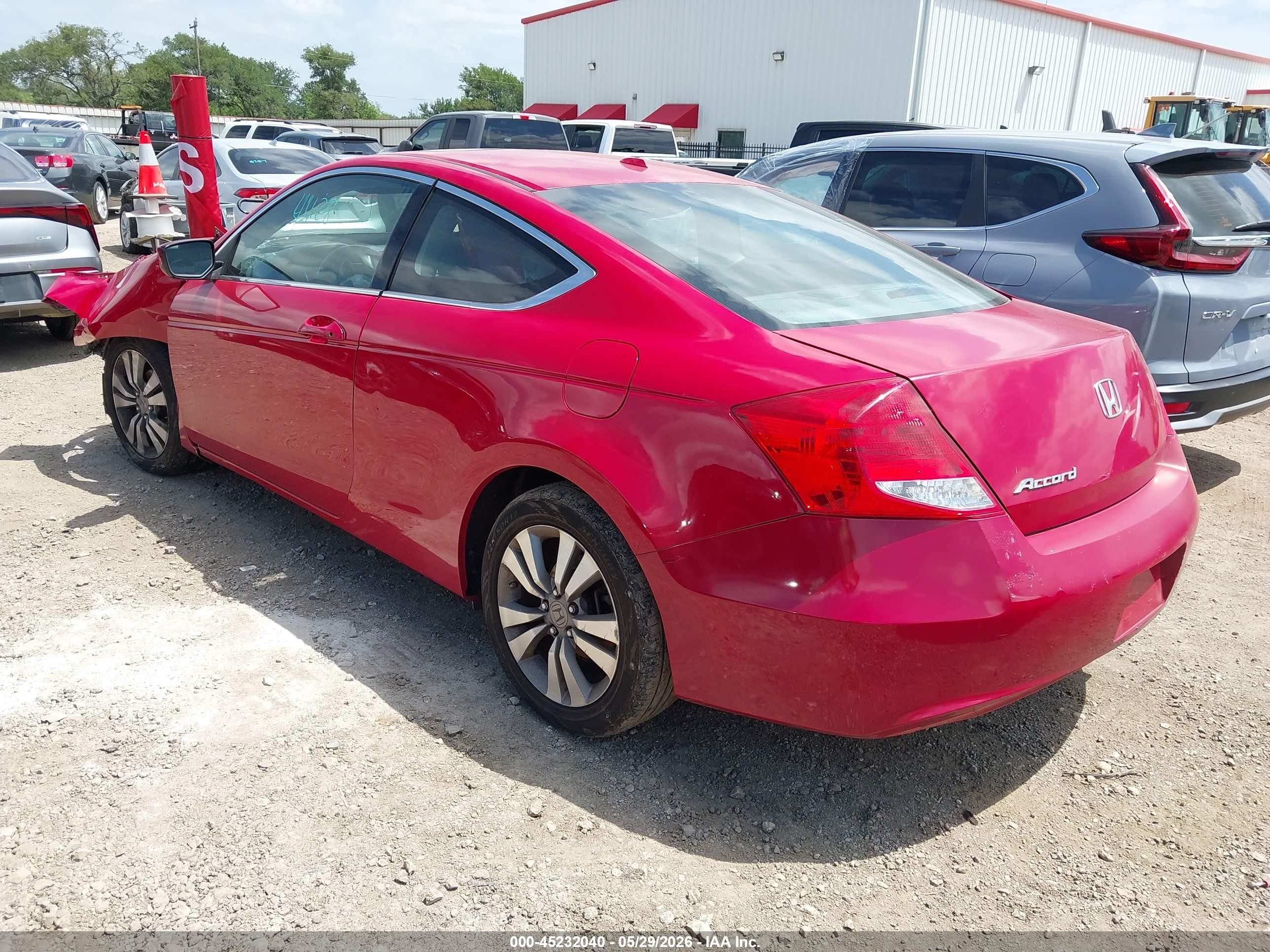 2011 Honda Accord 2.4 Ex-l Red vin: 1HGCS1B83BA004428