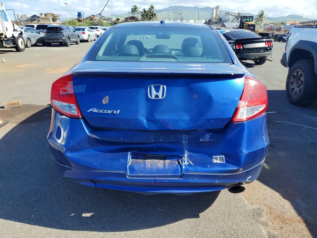 2011 Honda Accord Exl Blue vin: 1HGCS1B84BA012392