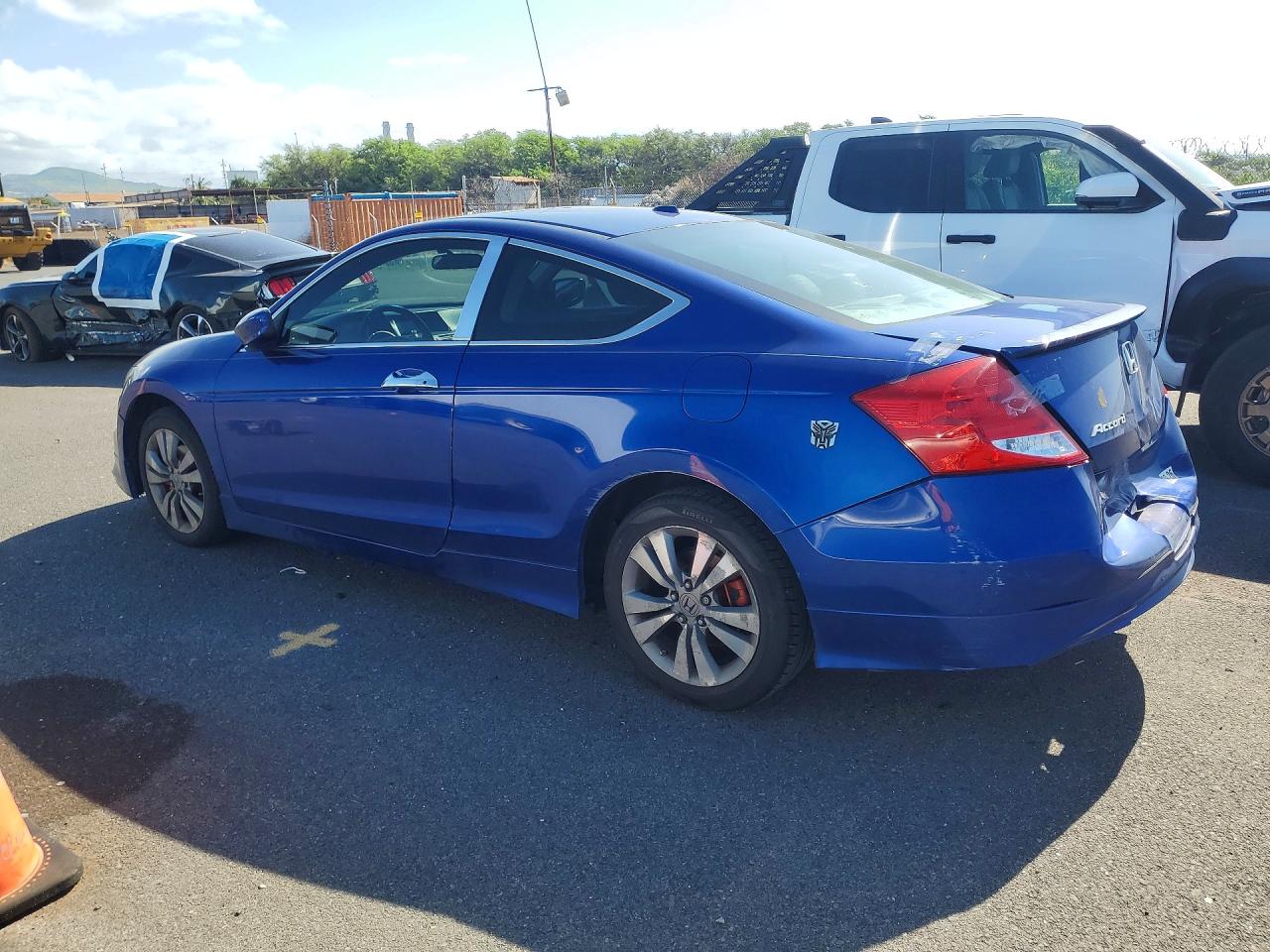 2011 Honda Accord Exl Blue vin: 1HGCS1B84BA012392