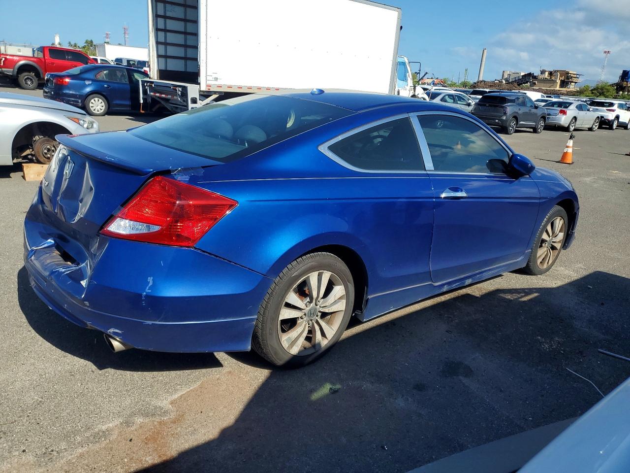 2011 Honda Accord Exl Blue vin: 1HGCS1B84BA012392