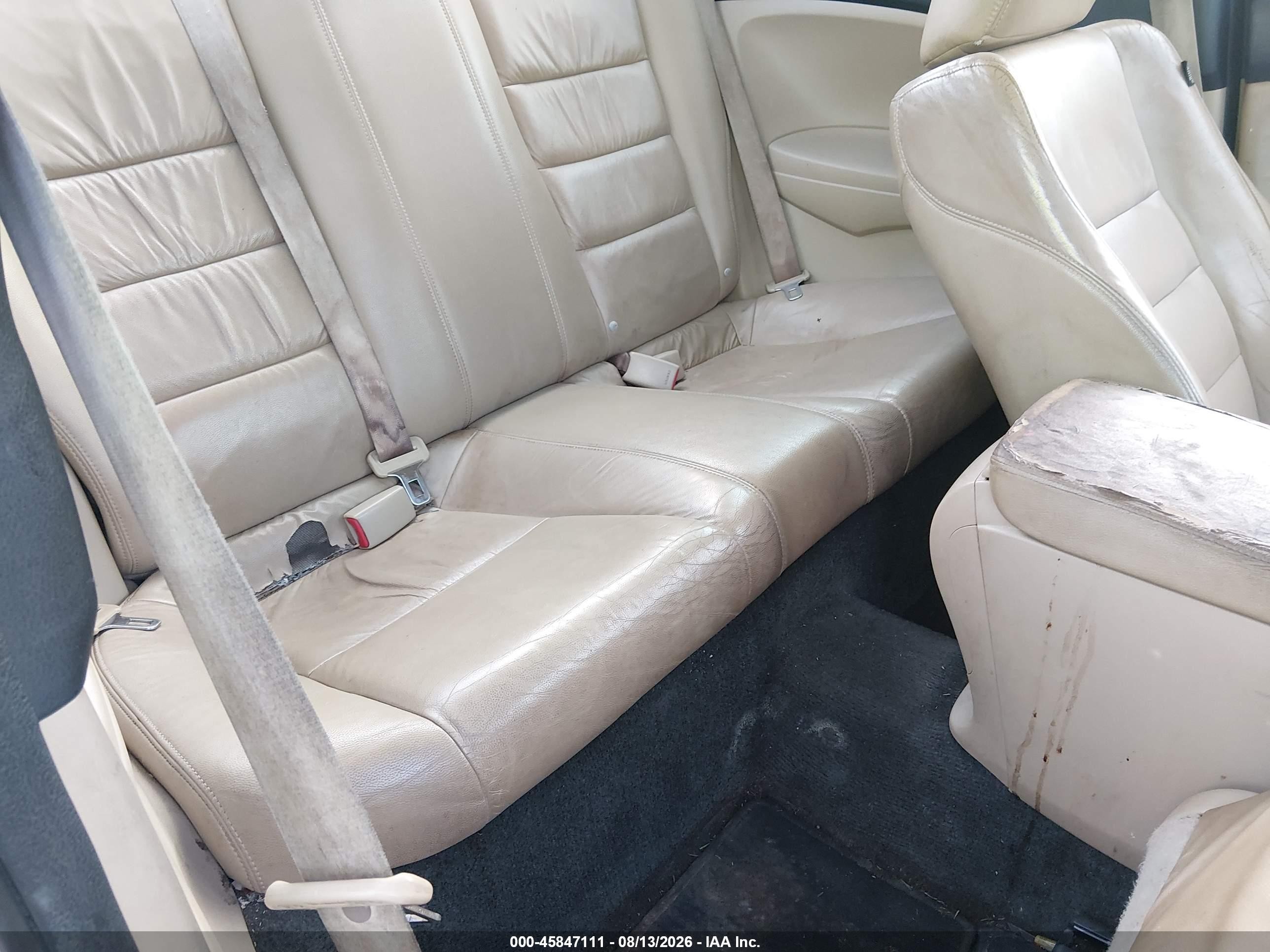 2011 Honda Accord 2.4 Ex-l White vin: 1HGCS1B84BA013932