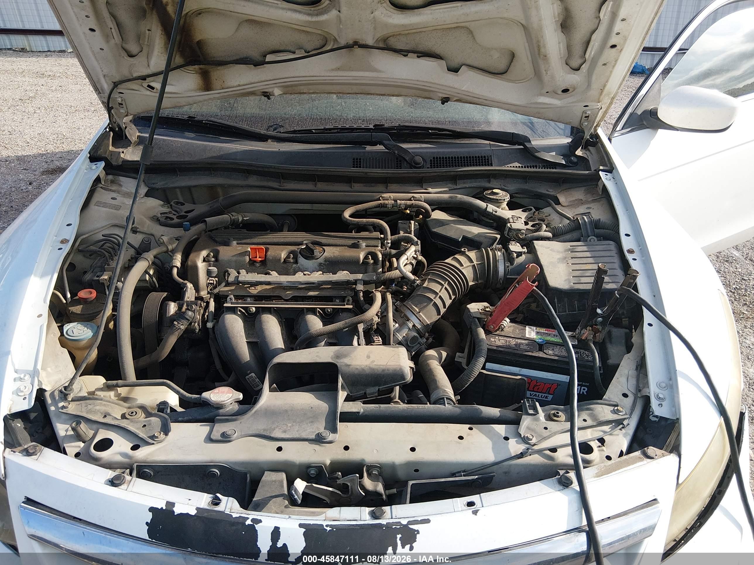 2011 Honda Accord 2.4 Ex-l White vin: 1HGCS1B84BA013932
