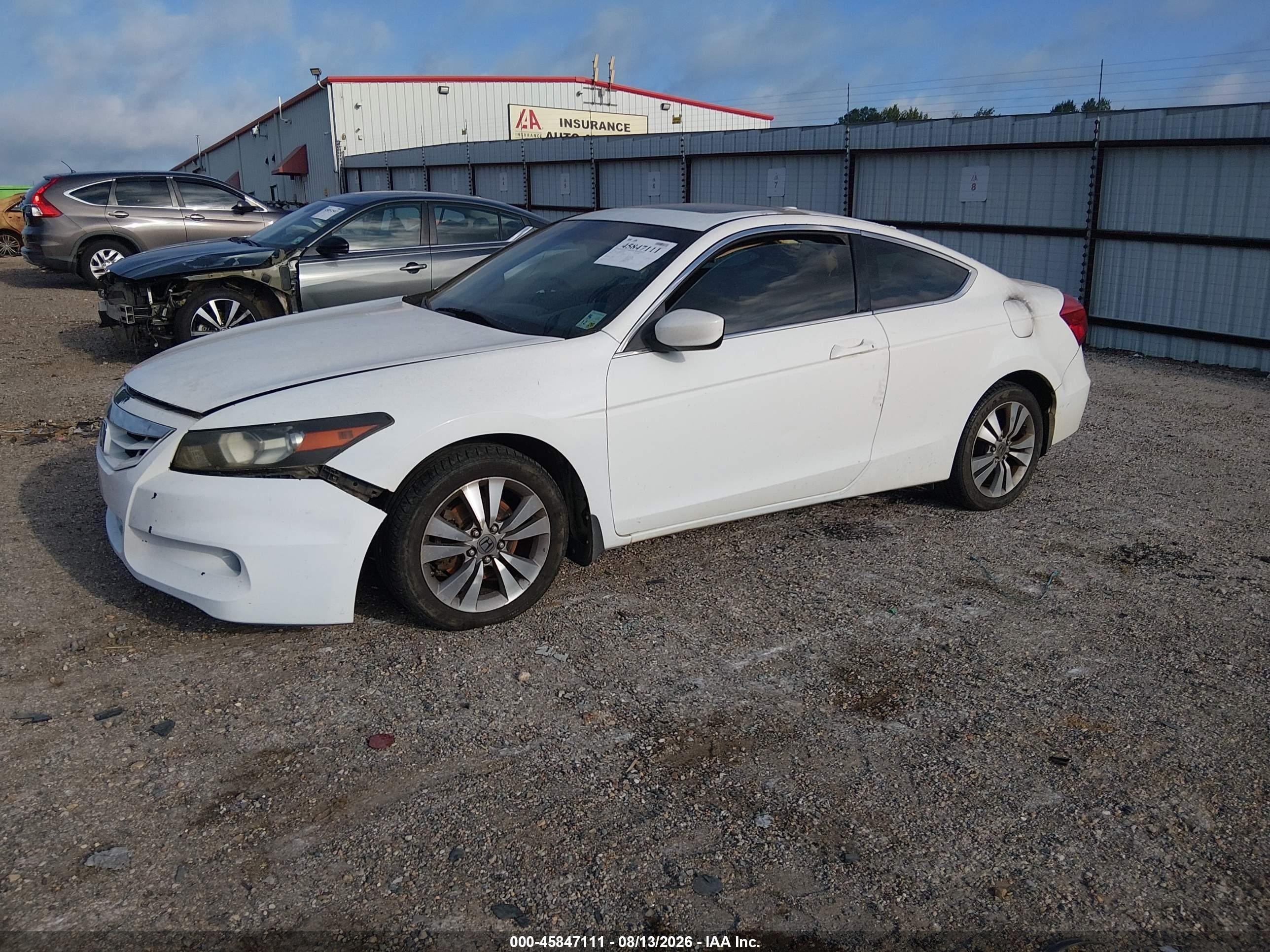 2011 Honda Accord 2.4 Ex-l White vin: 1HGCS1B84BA013932