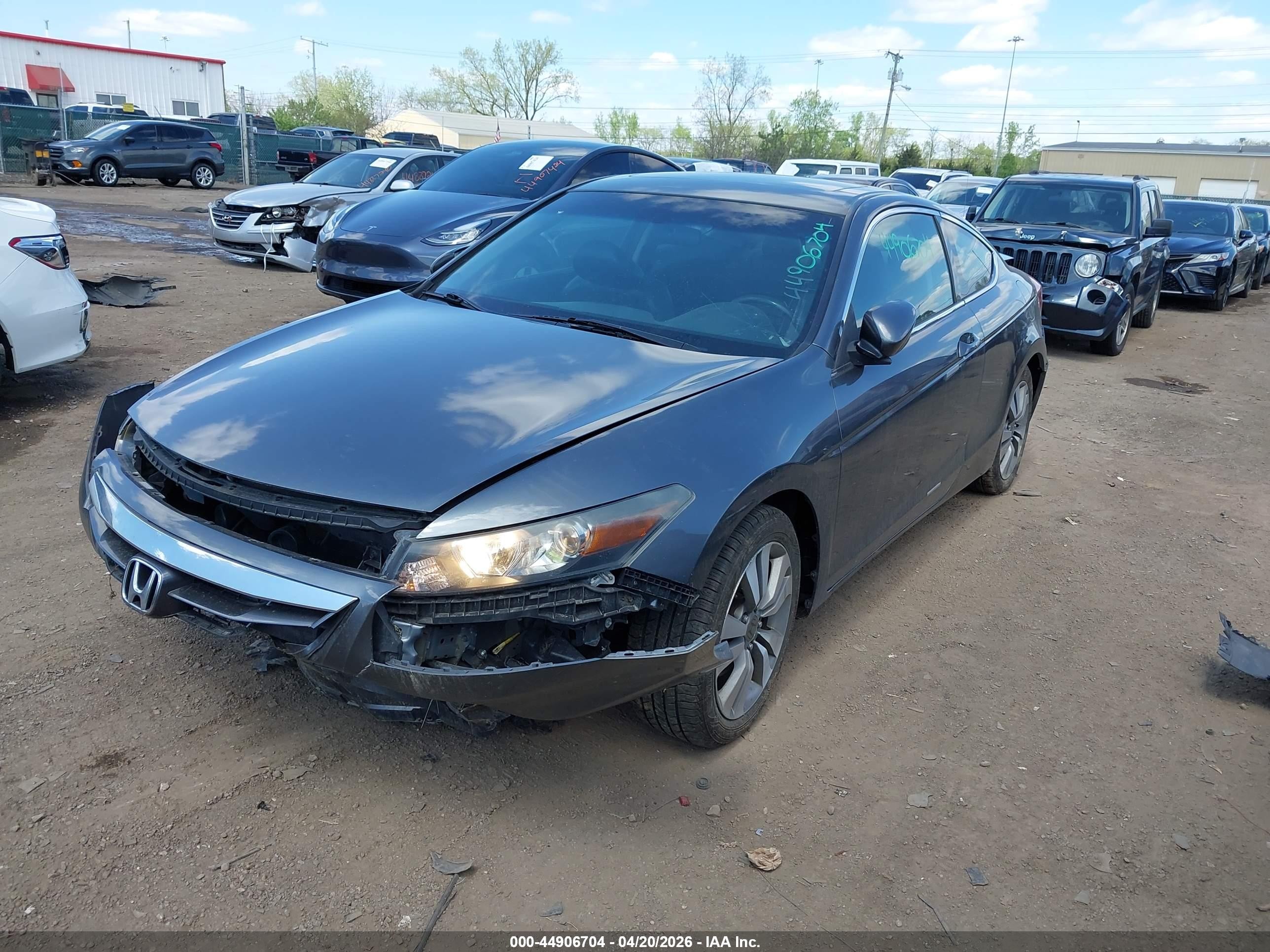 2012 Honda Accord 2.4 Ex-l Gray vin: 1HGCS1B84CA000650