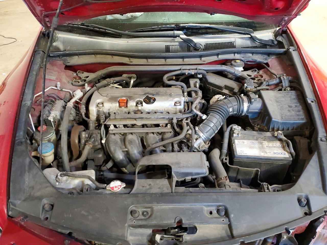 2012 Honda Accord Exl Red vin: 1HGCS1B84CA022003