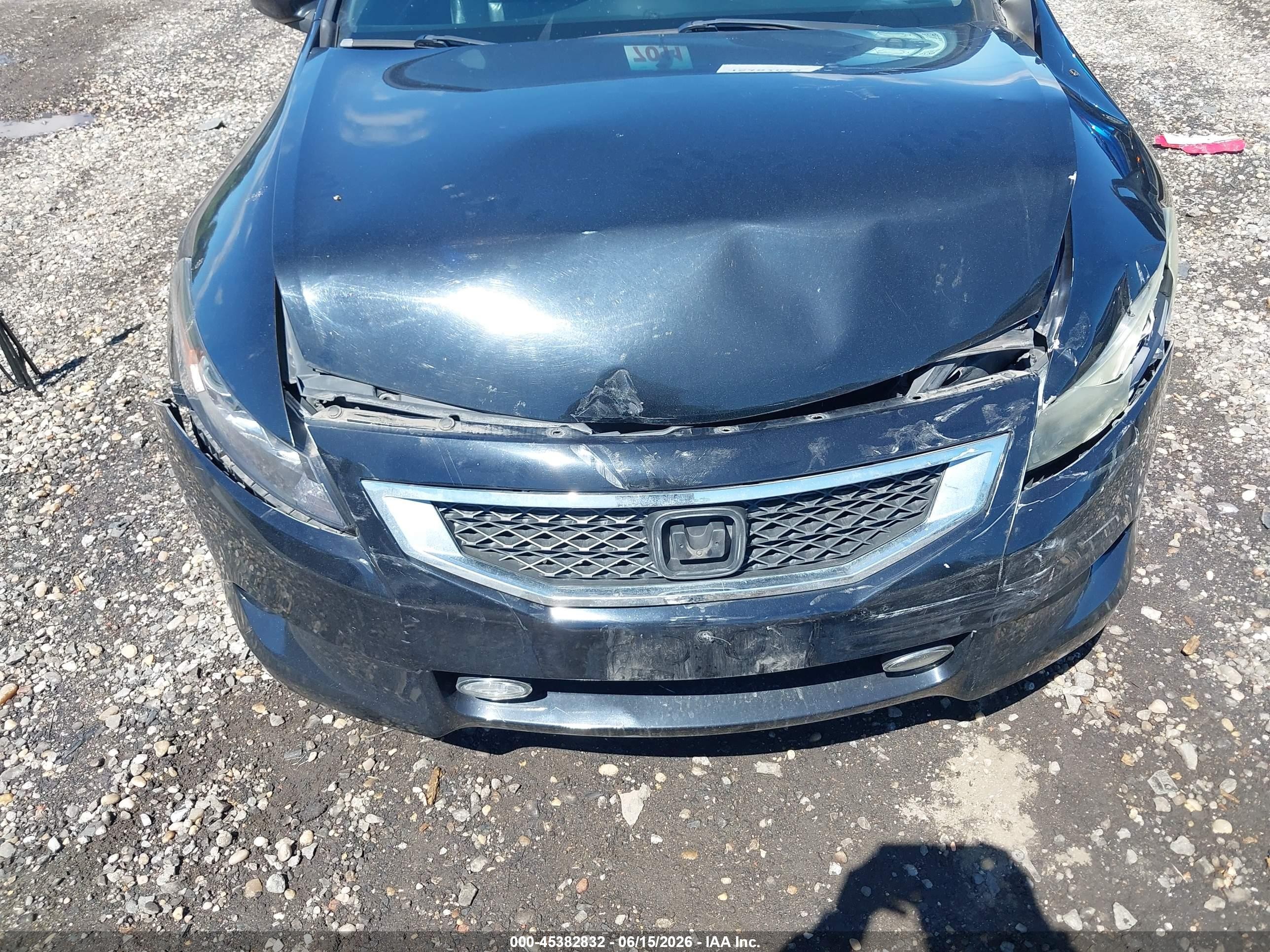 2010 Honda Accord 2.4 Ex-l Black vin: 1HGCS1B85AA014604