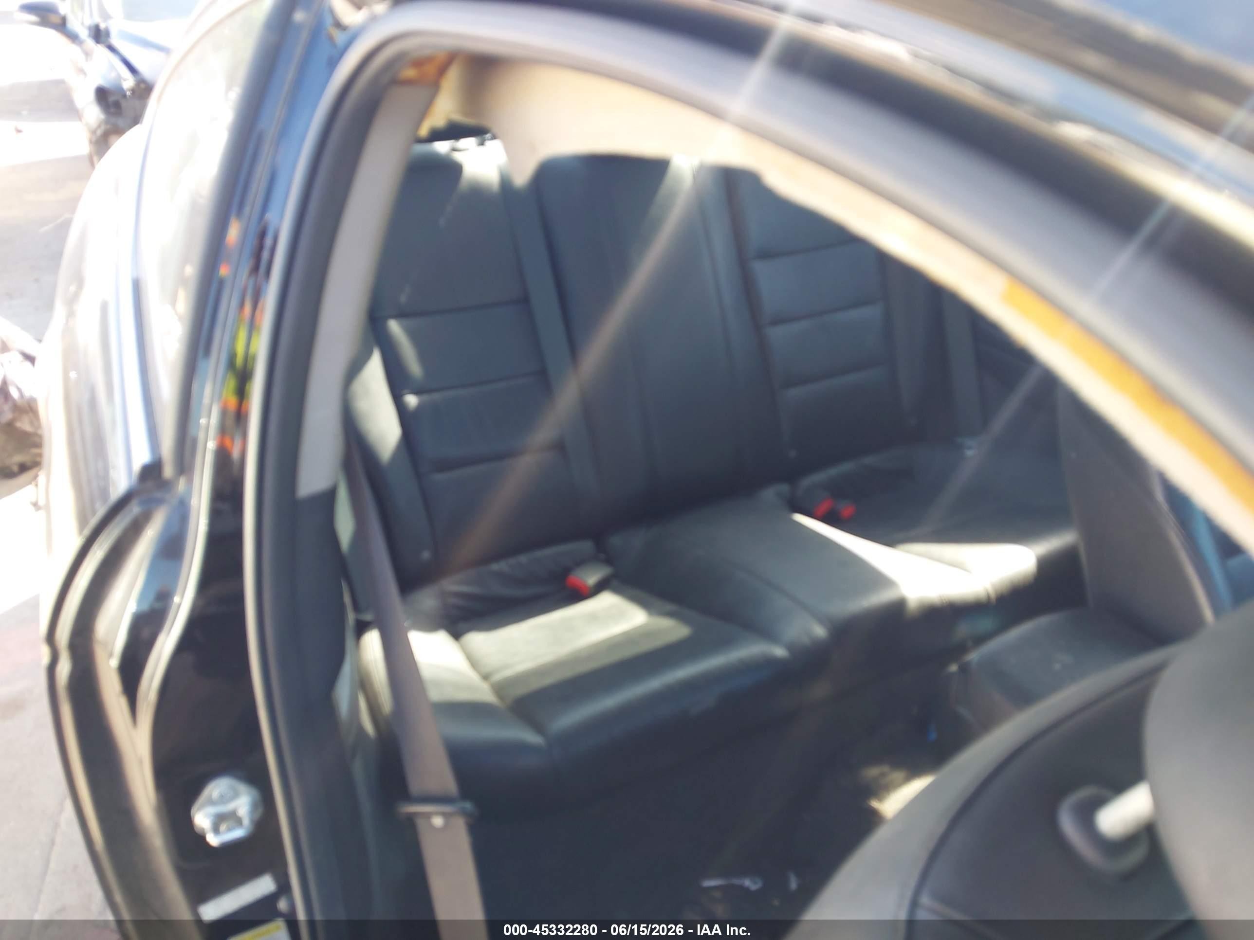 2010 Honda Accord 2.4 Ex-l Black vin: 1HGCS1B85AA019995