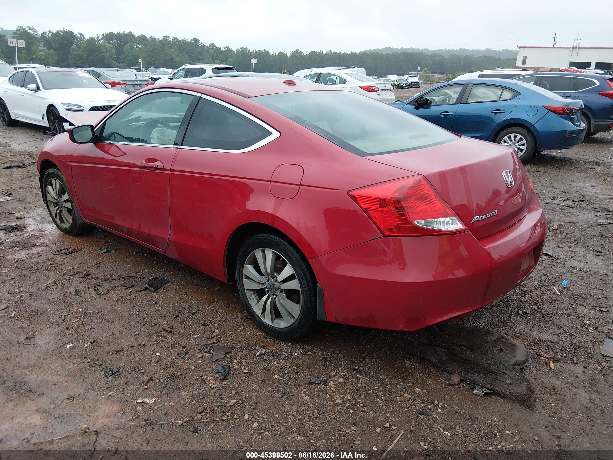2011 Honda Accord 2.4 Ex-l Red vin: 1HGCS1B85BA003345
