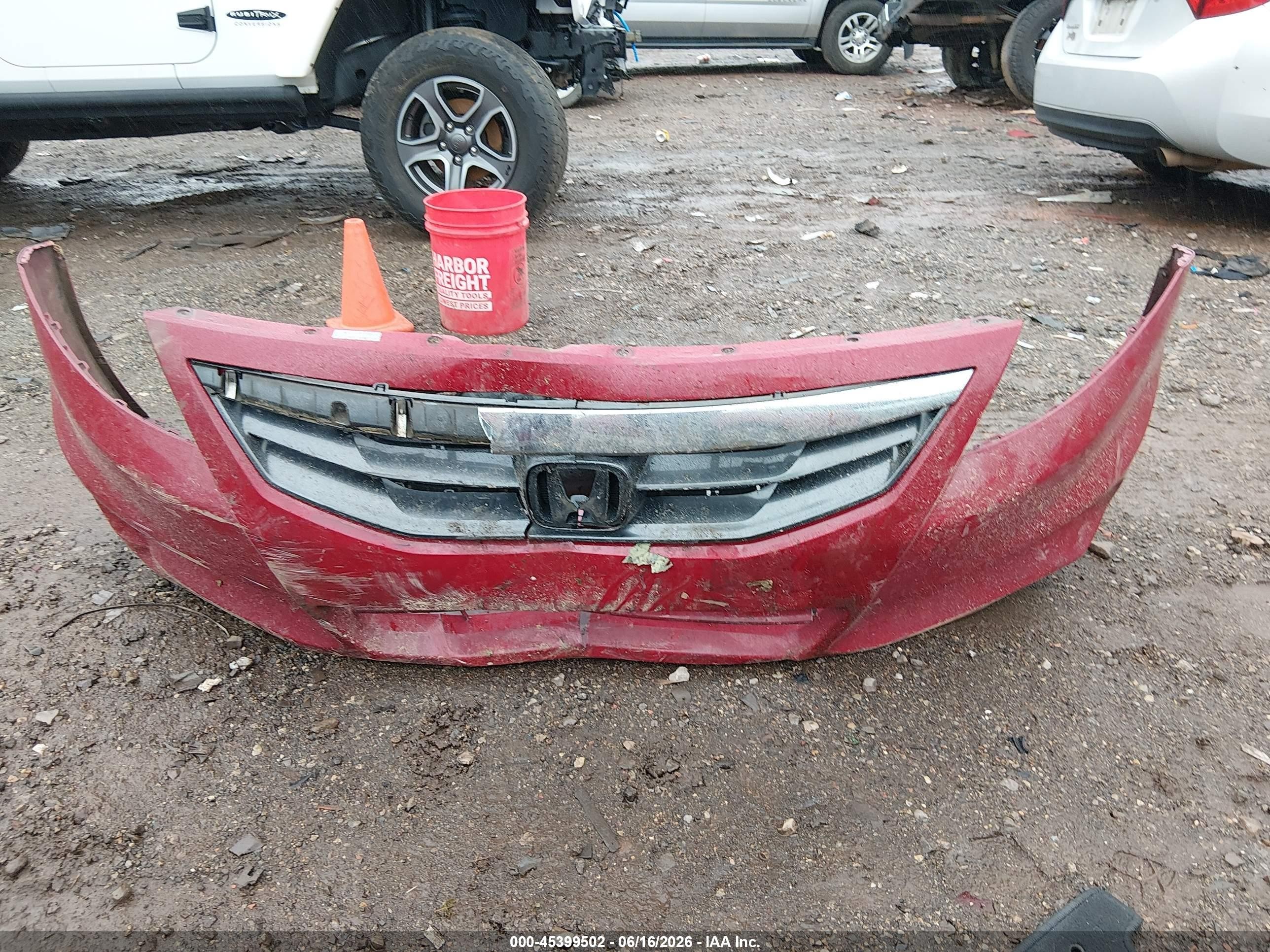 2011 Honda Accord 2.4 Ex-l Red vin: 1HGCS1B85BA003345