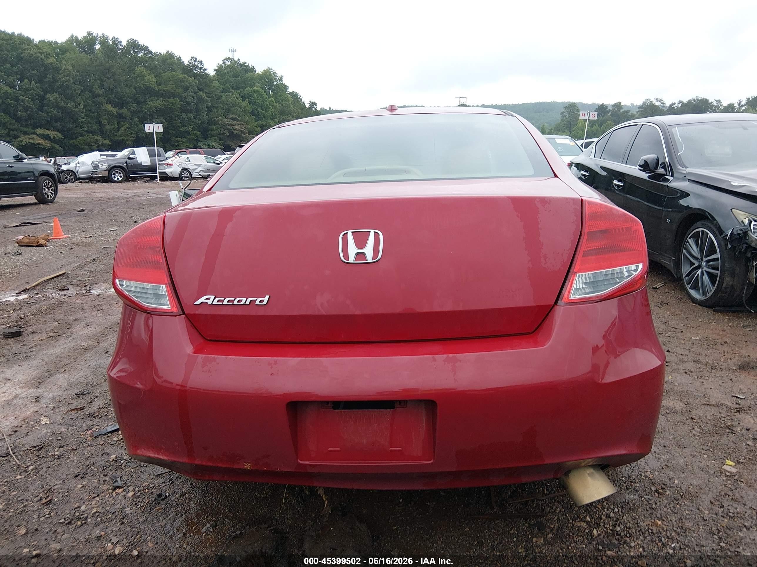 2011 Honda Accord 2.4 Ex-l Red vin: 1HGCS1B85BA003345