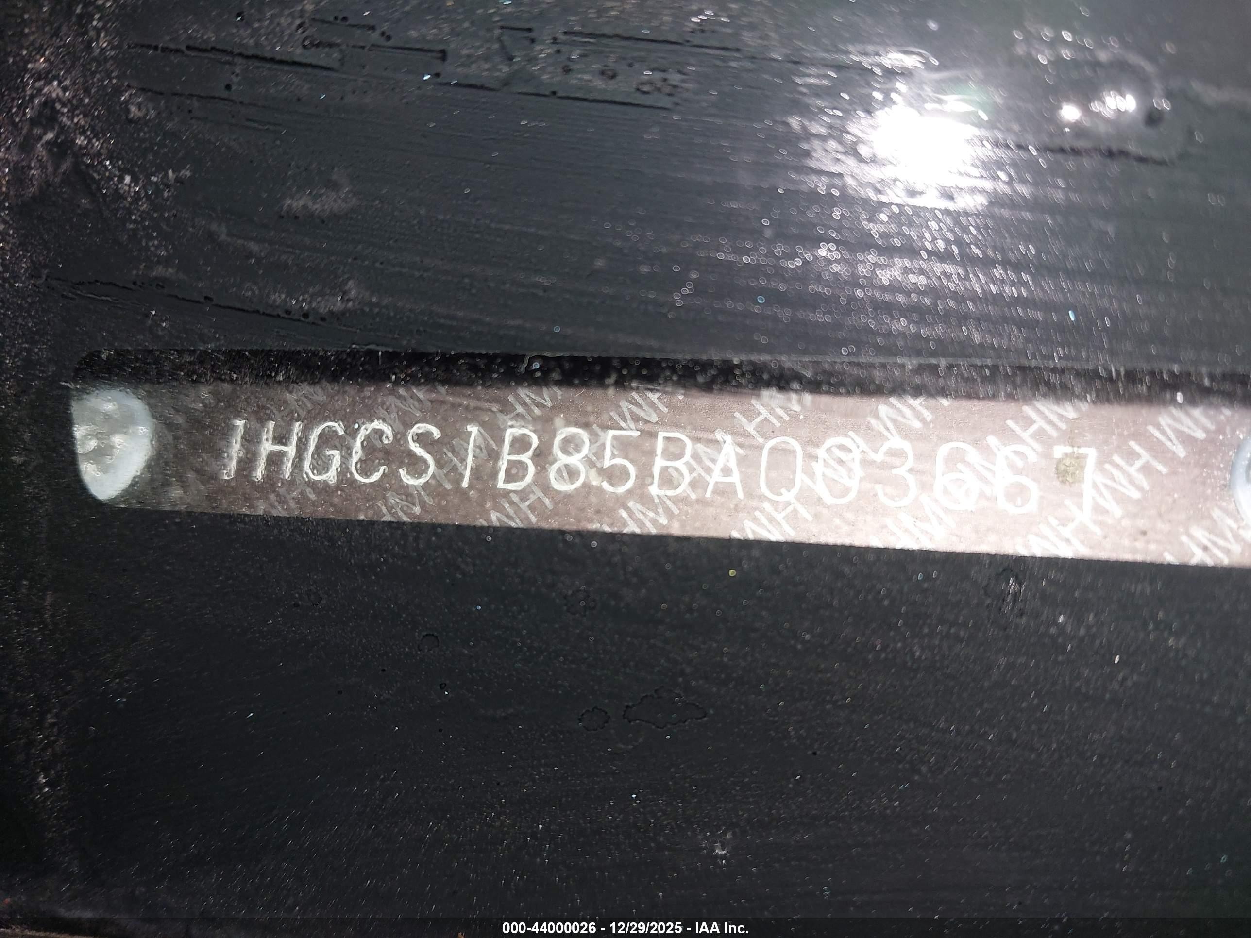 2011 Honda Accord 2.4 Ex-l Black vin: 1HGCS1B85BA003667