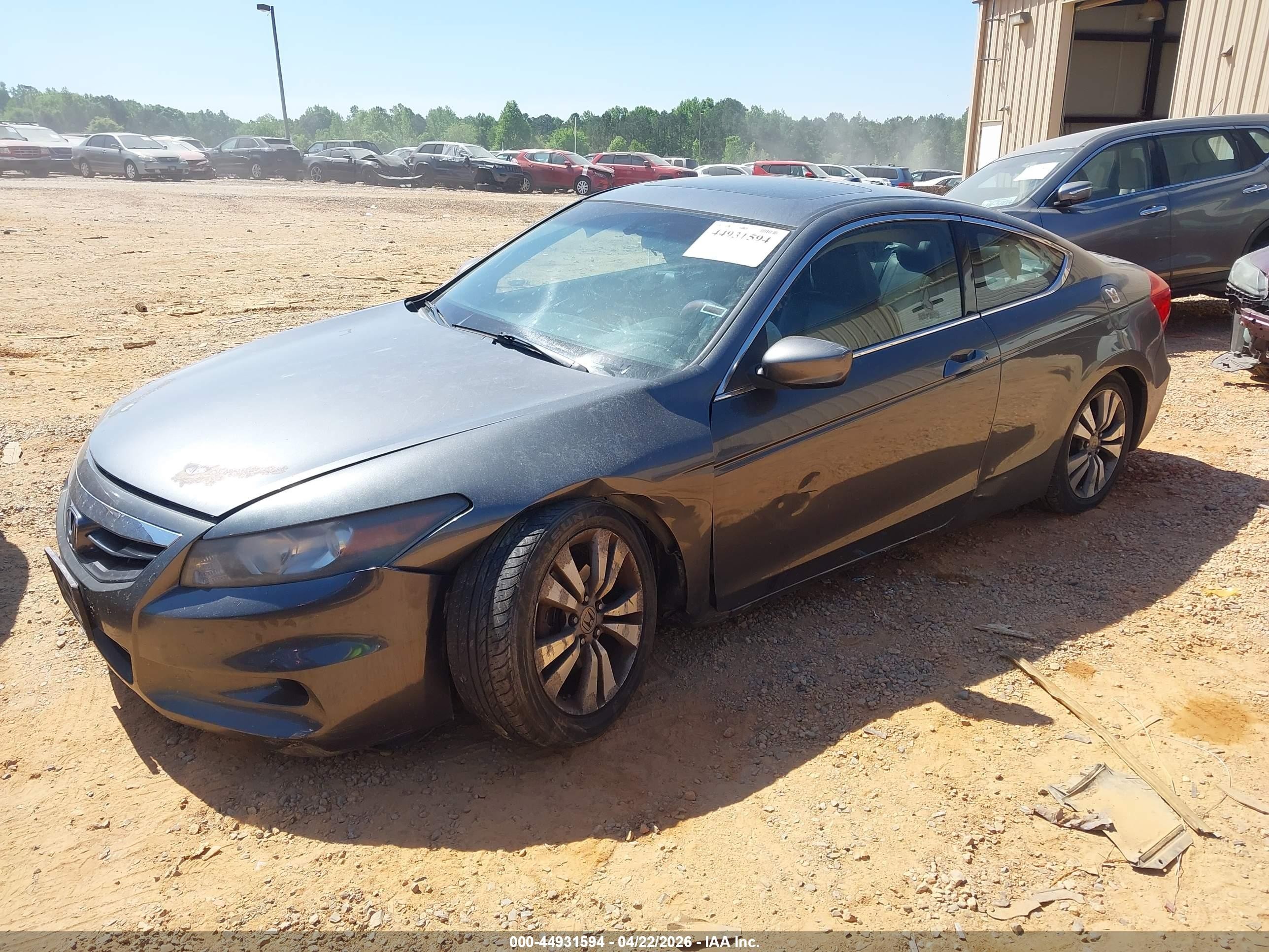 2011 Honda Accord 2.4 Ex-l Gray vin: 1HGCS1B85BA006441
