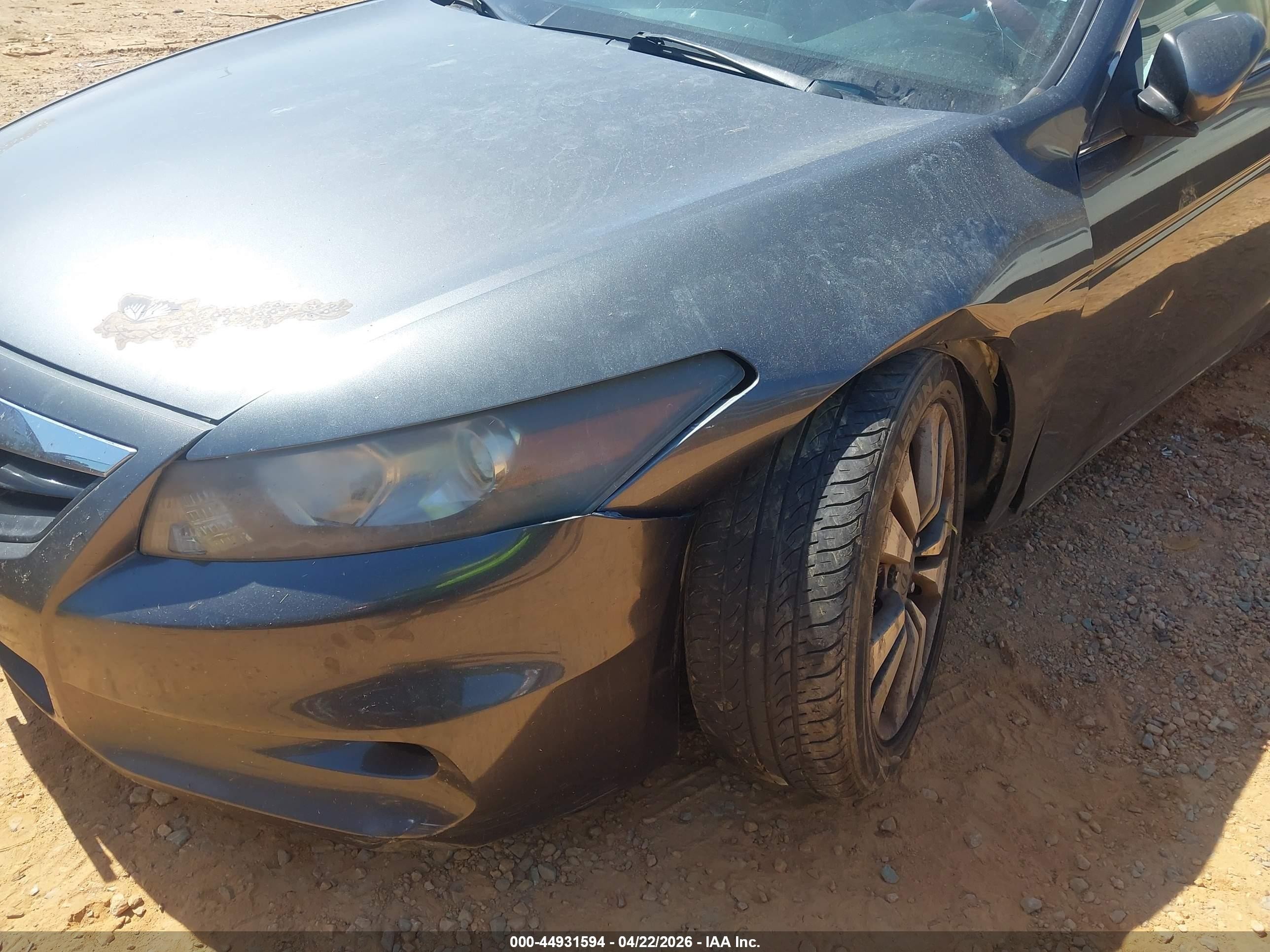 2011 Honda Accord 2.4 Ex-l Gray vin: 1HGCS1B85BA006441