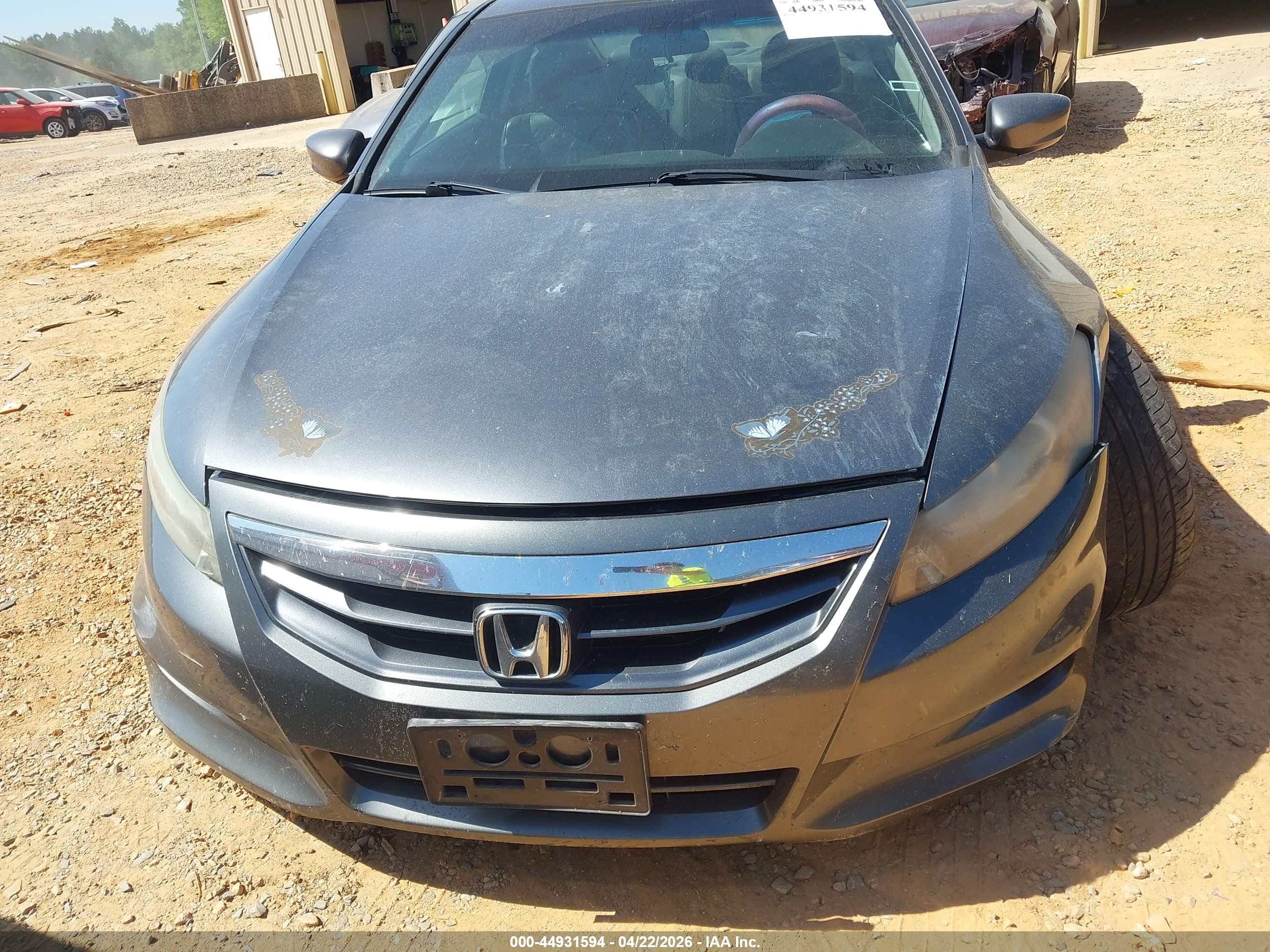 2011 Honda Accord 2.4 Ex-l Gray vin: 1HGCS1B85BA006441