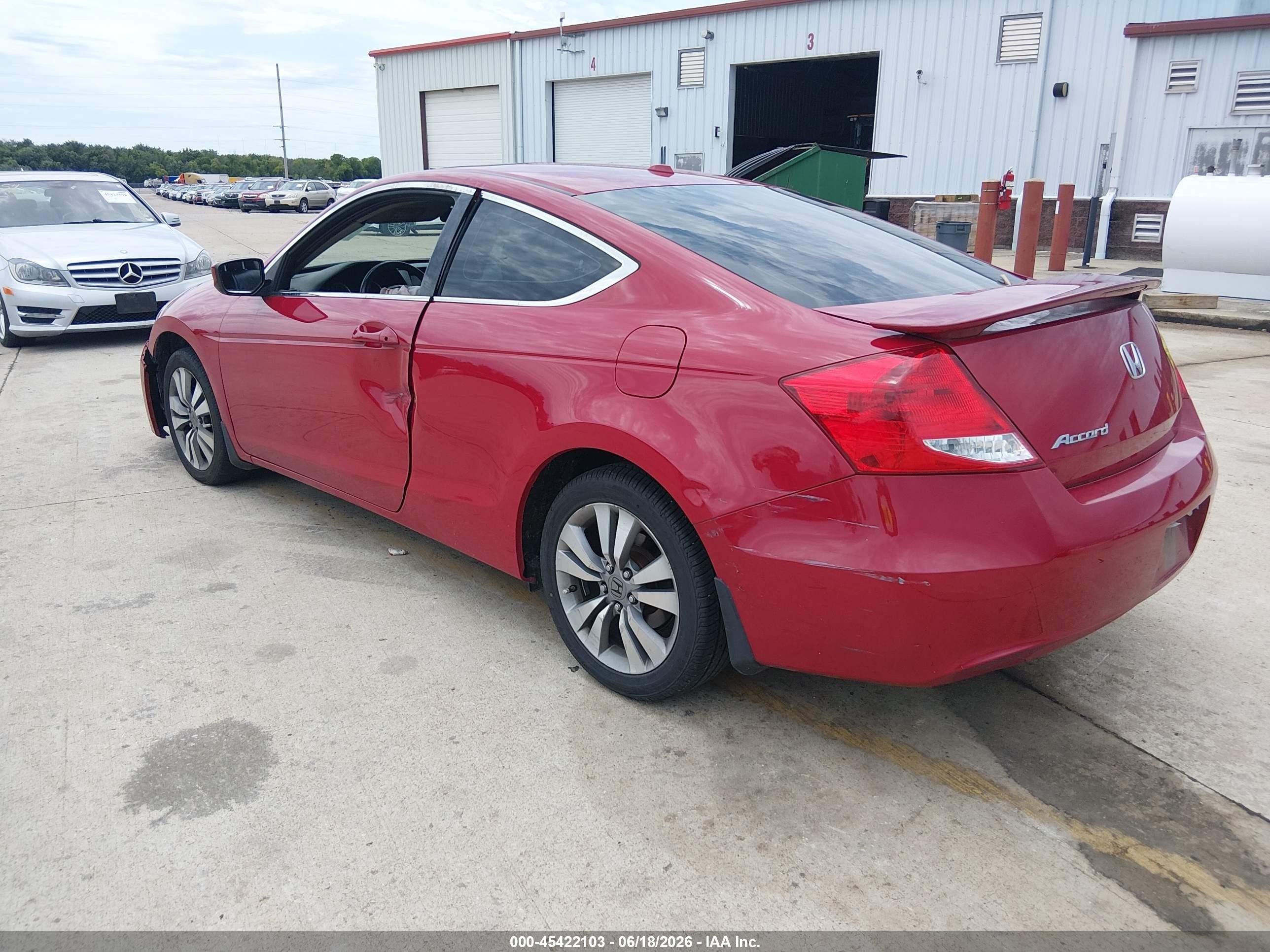 2011 Honda Accord 2.4 Ex-l Красный vin: 1HGCS1B85BA007458
