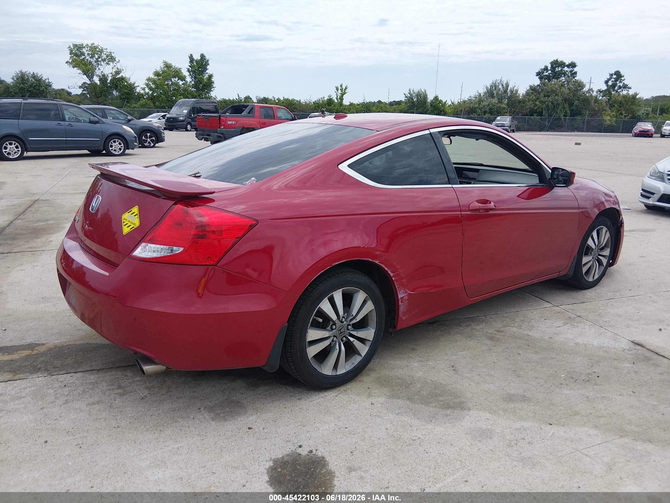 2011 Honda Accord 2.4 Ex-l Красный vin: 1HGCS1B85BA007458