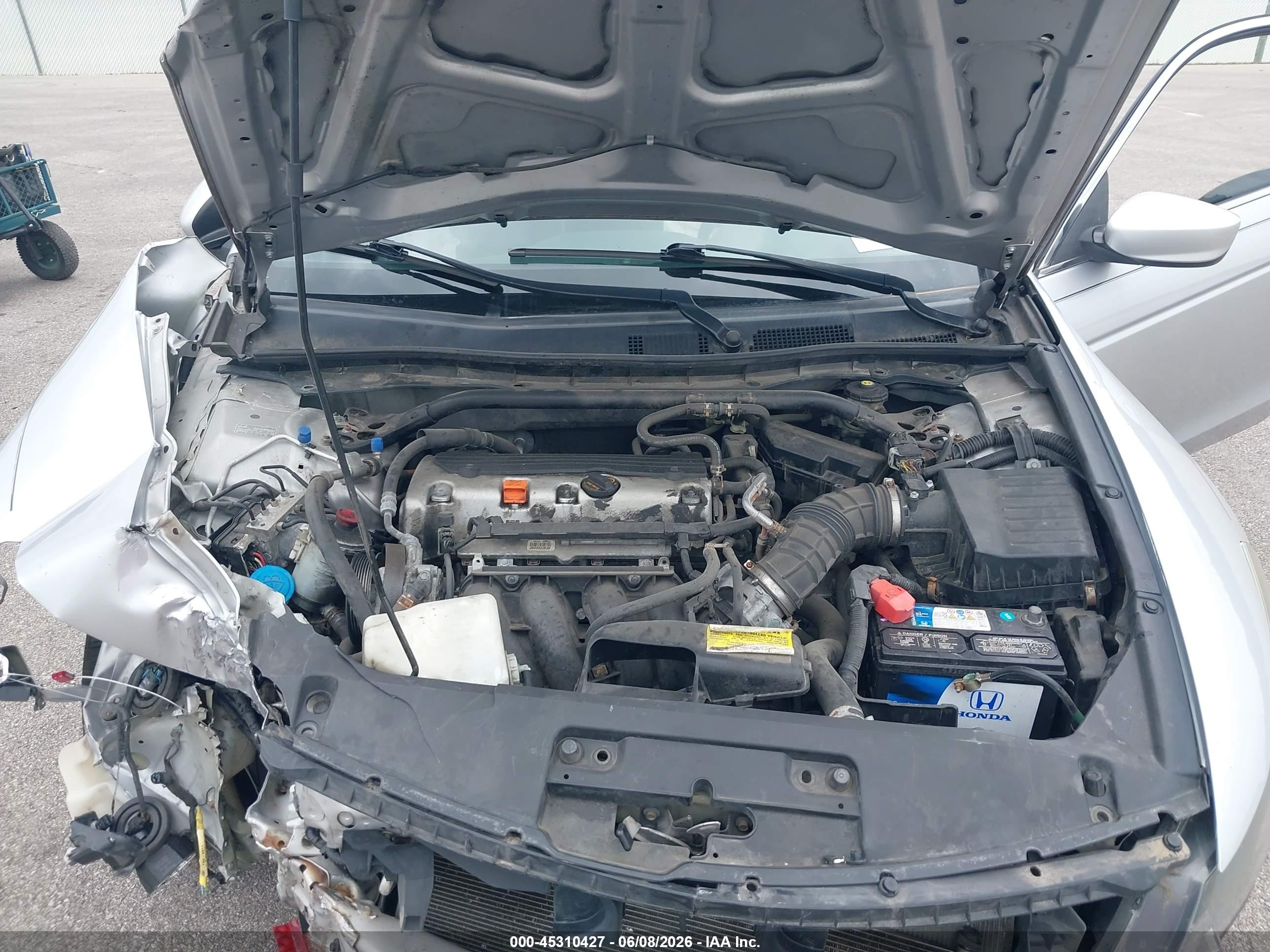 2011 Honda Accord 2.4 Ex-l Silver vin: 1HGCS1B86BA010515