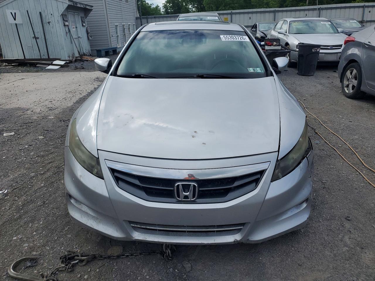 2012 Honda Accord Exl Silver vin: 1HGCS1B86CA011133