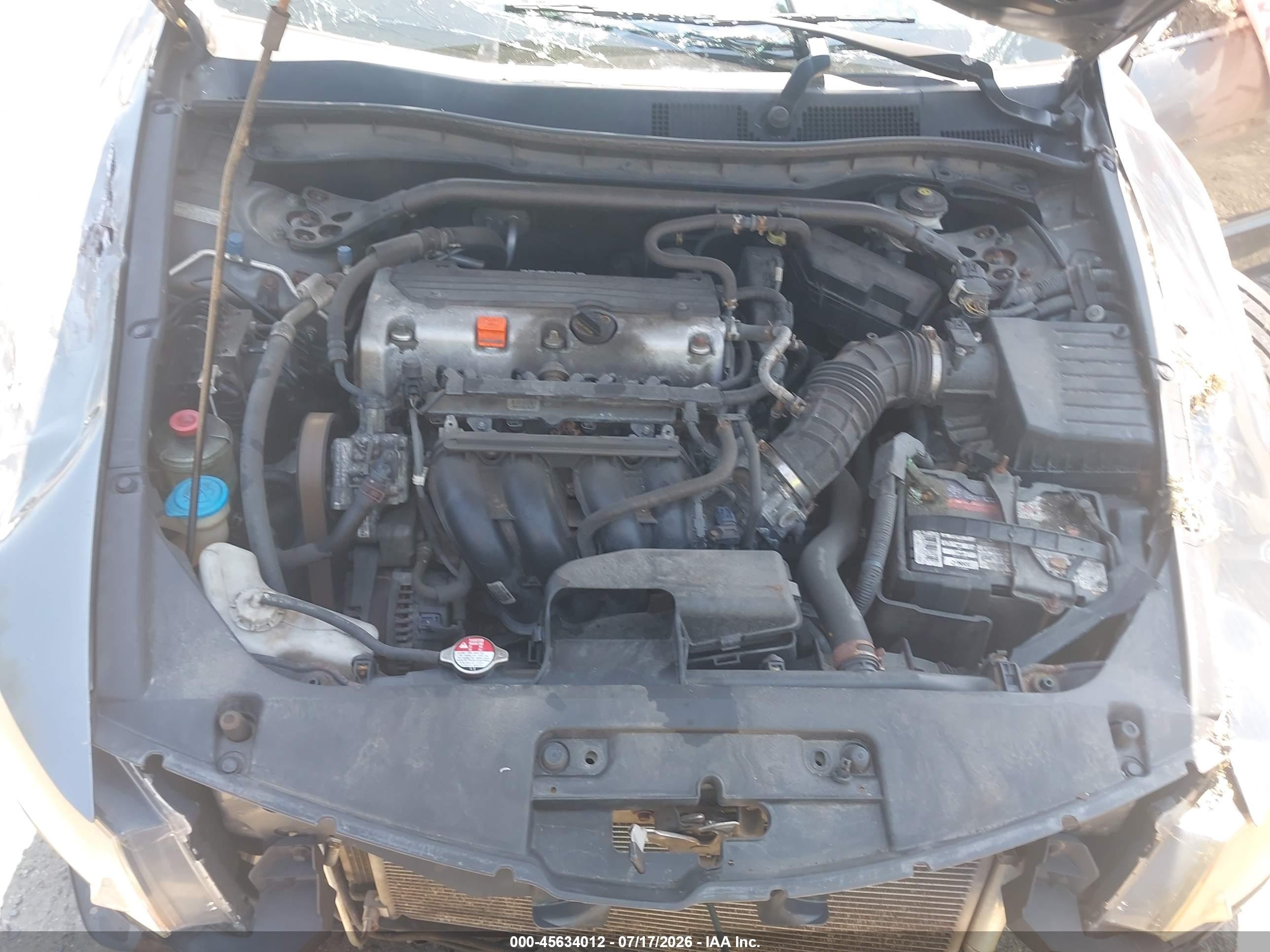 2012 Honda Accord 2.4 Ex-l Gray vin: 1HGCS1B86CA018289