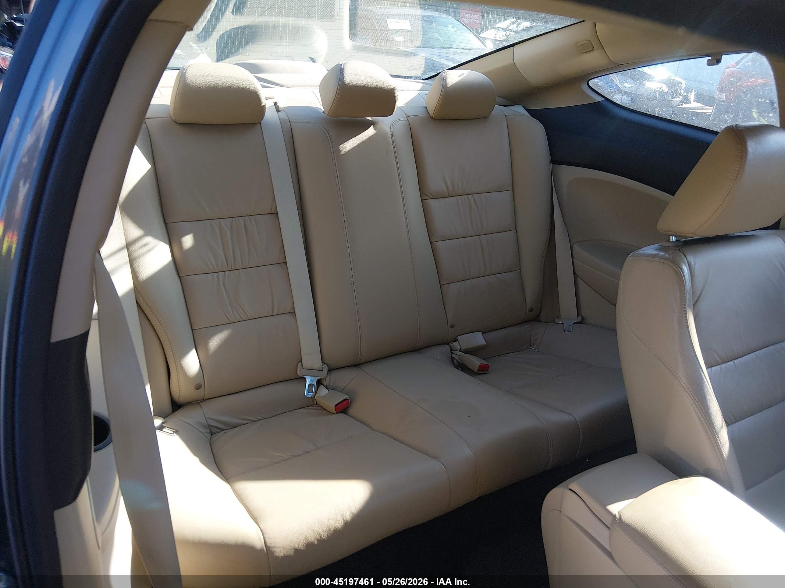 2012 Honda Accord 2.4 Ex-l Gray vin: 1HGCS1B86CA020589