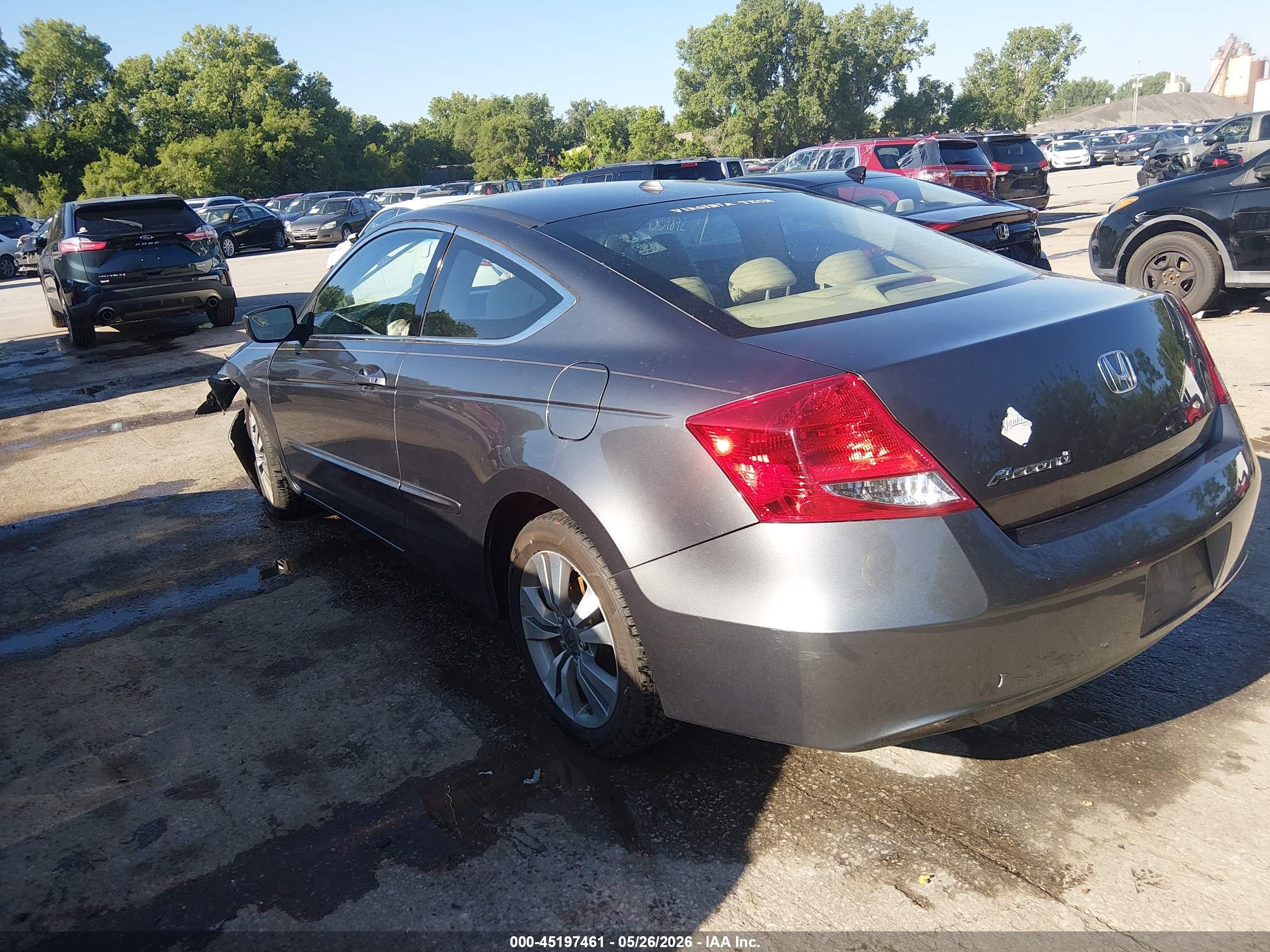 2012 Honda Accord 2.4 Ex-l Gray vin: 1HGCS1B86CA020589