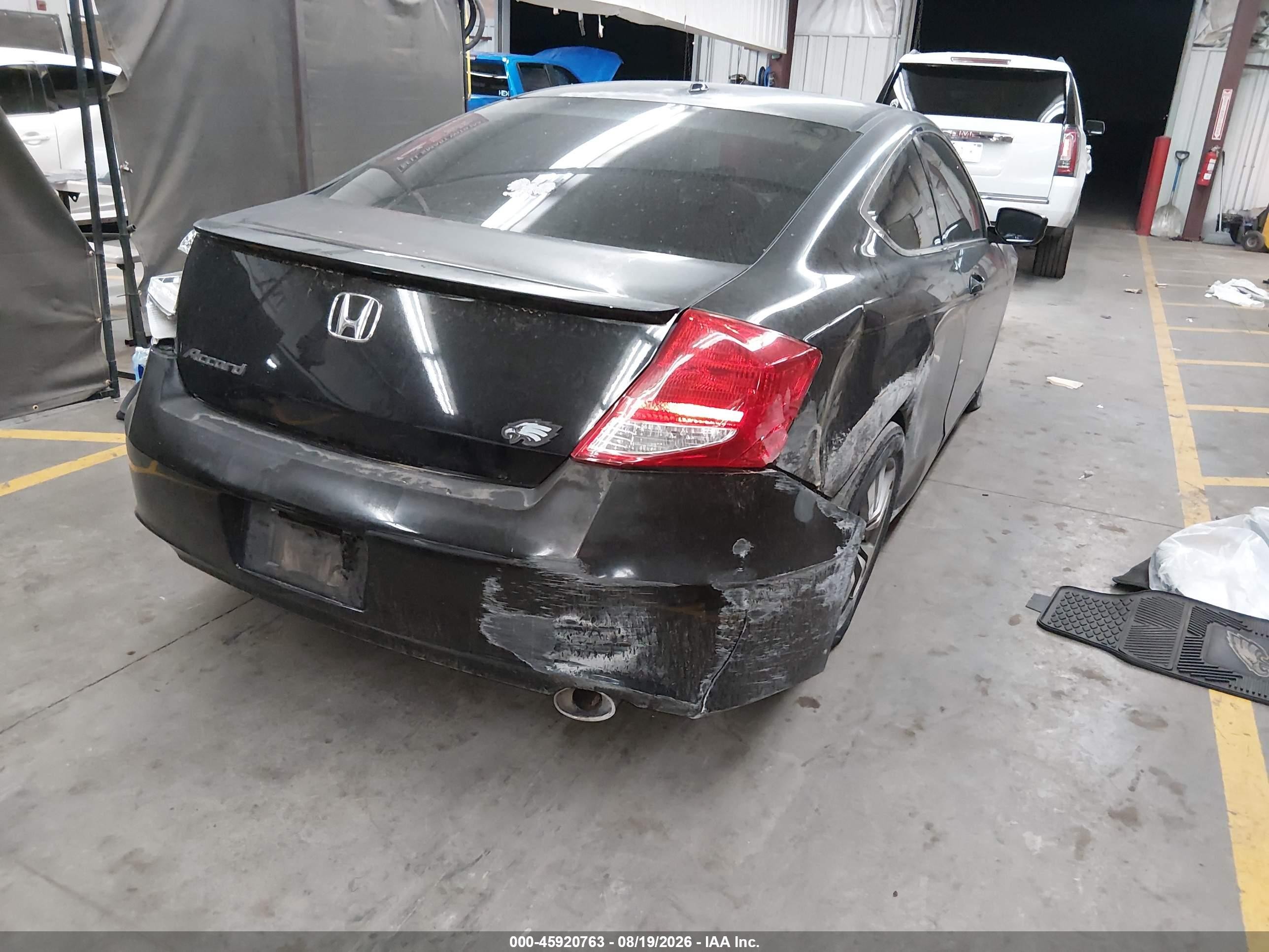 2012 Honda Accord 2.4 Ex-l Черный vin: 1HGCS1B87CA008273