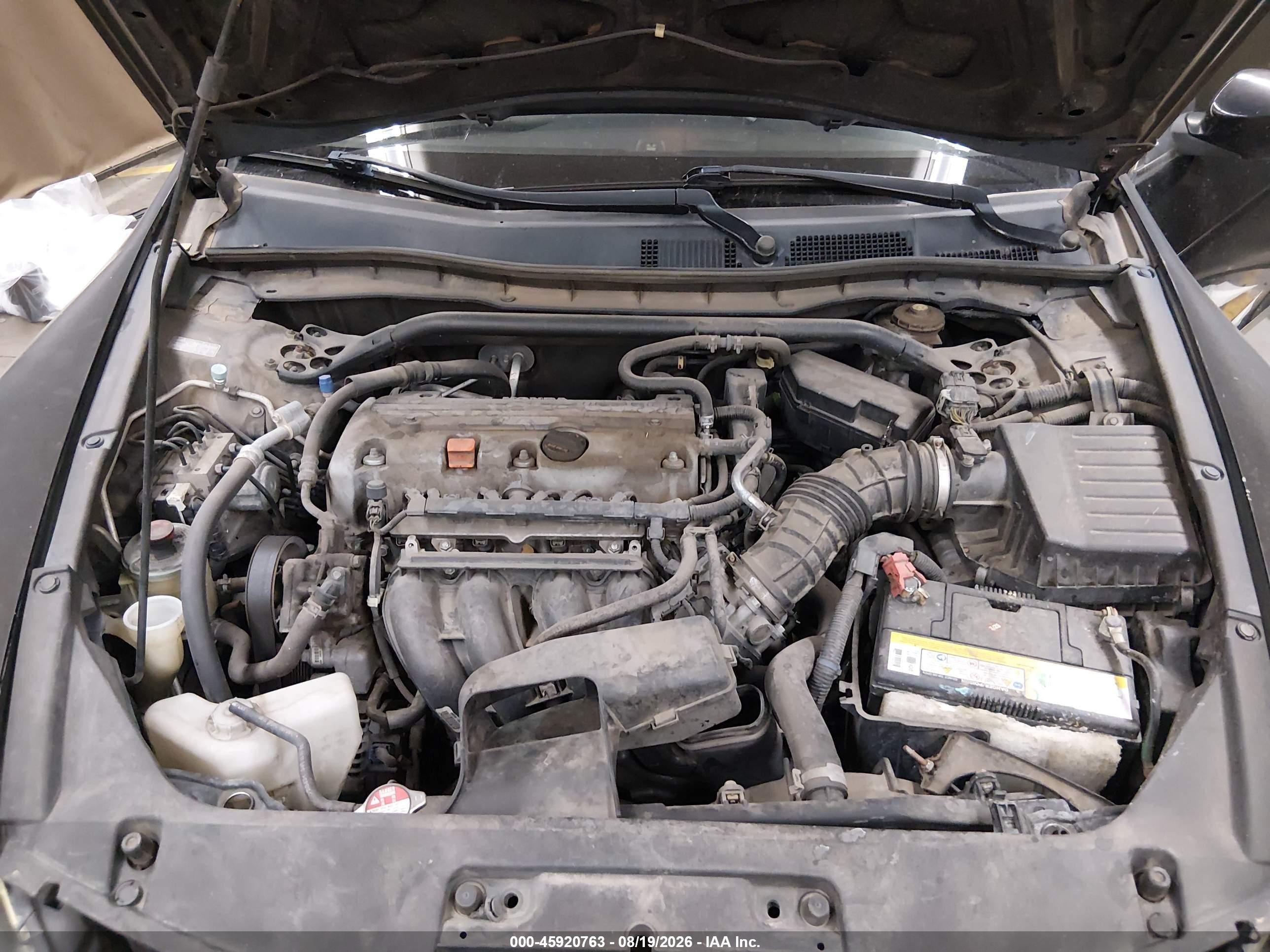 2012 Honda Accord 2.4 Ex-l Черный vin: 1HGCS1B87CA008273