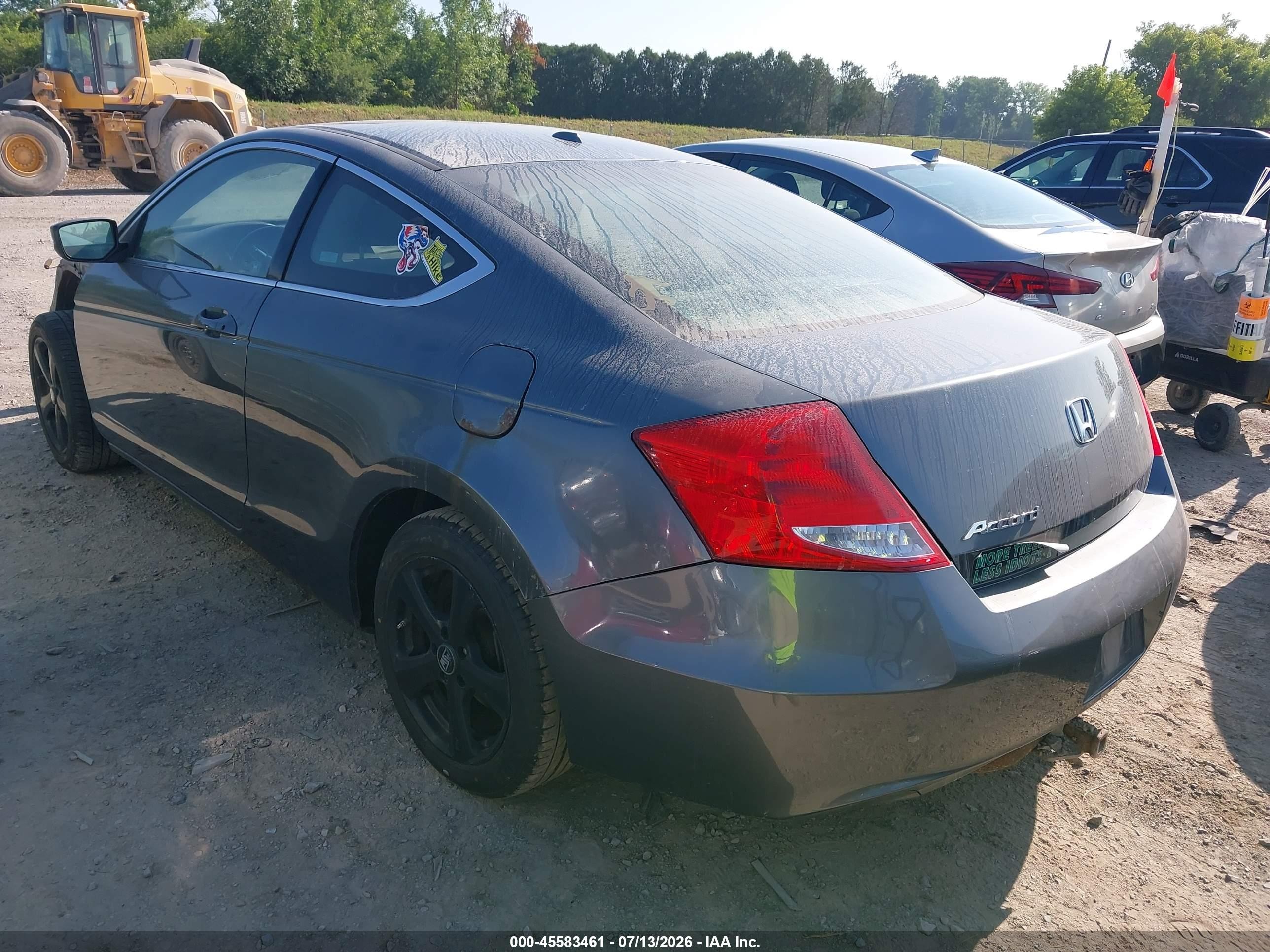 2012 Honda Accord 2.4 Ex-l Gray vin: 1HGCS1B87CA008533