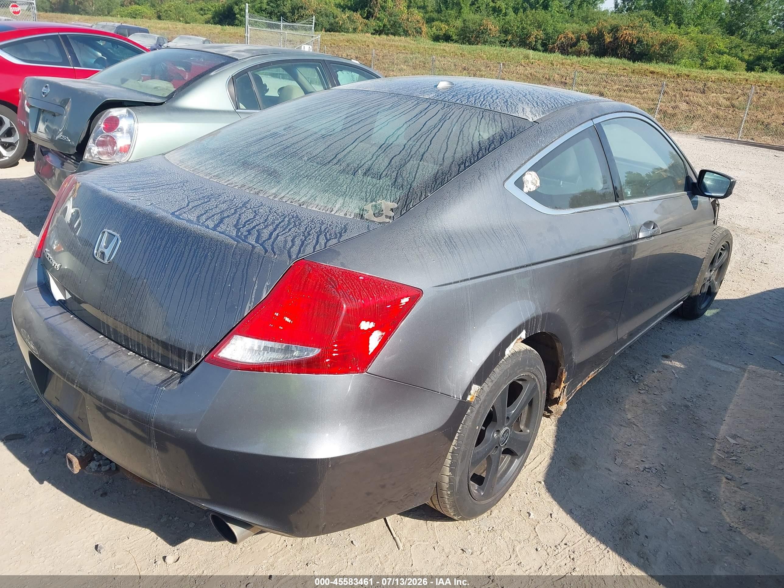 2012 Honda Accord 2.4 Ex-l Gray vin: 1HGCS1B87CA008533