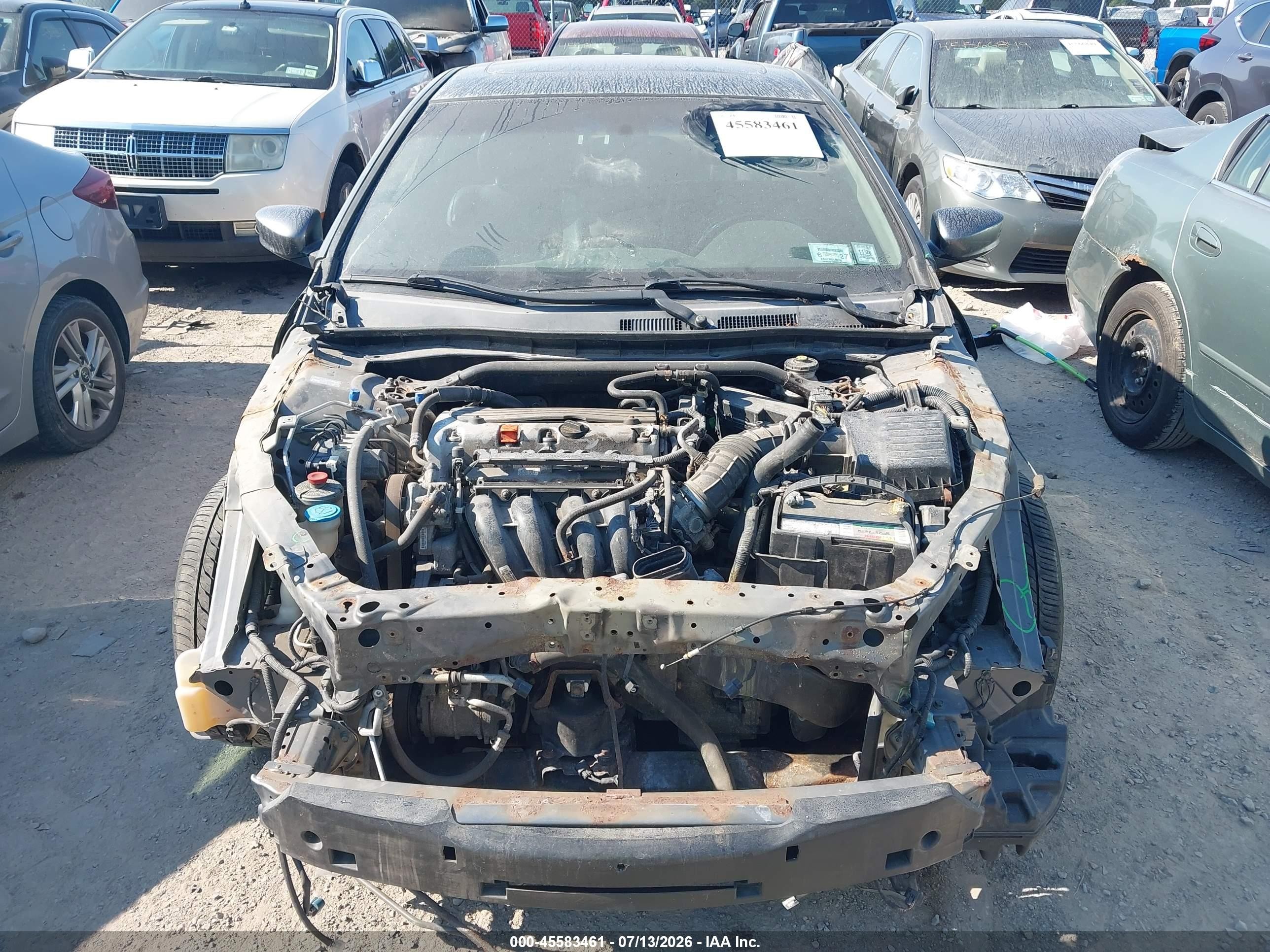 2012 Honda Accord 2.4 Ex-l Gray vin: 1HGCS1B87CA008533
