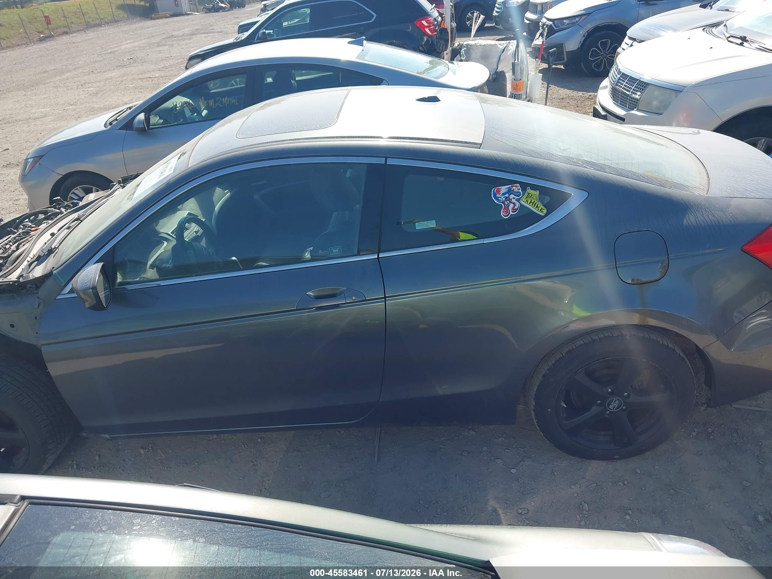 2012 Honda Accord 2.4 Ex-l Gray vin: 1HGCS1B87CA008533