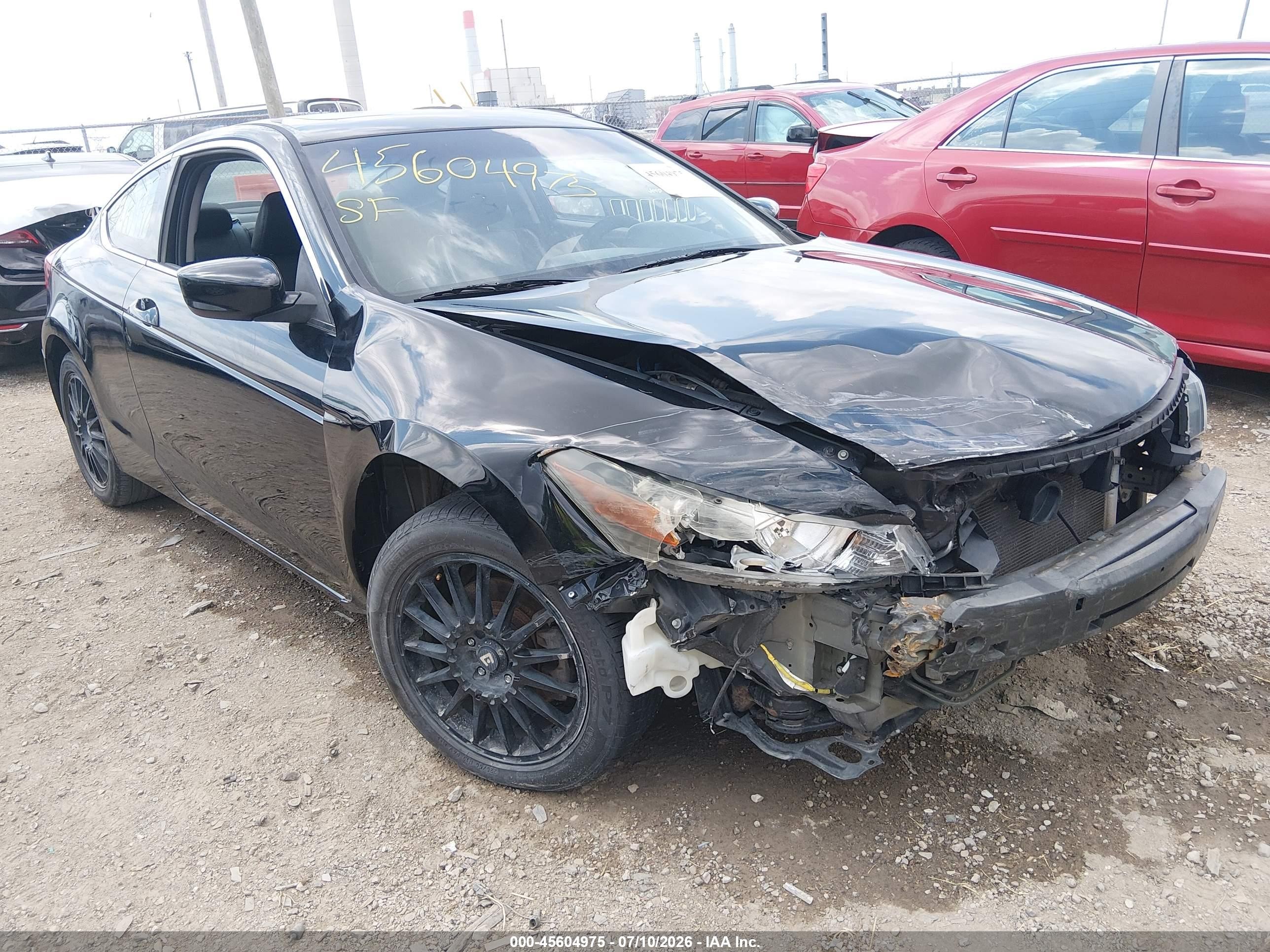 2012 Honda Accord 2.4 Ex-l Черный vin: 1HGCS1B87CA015482