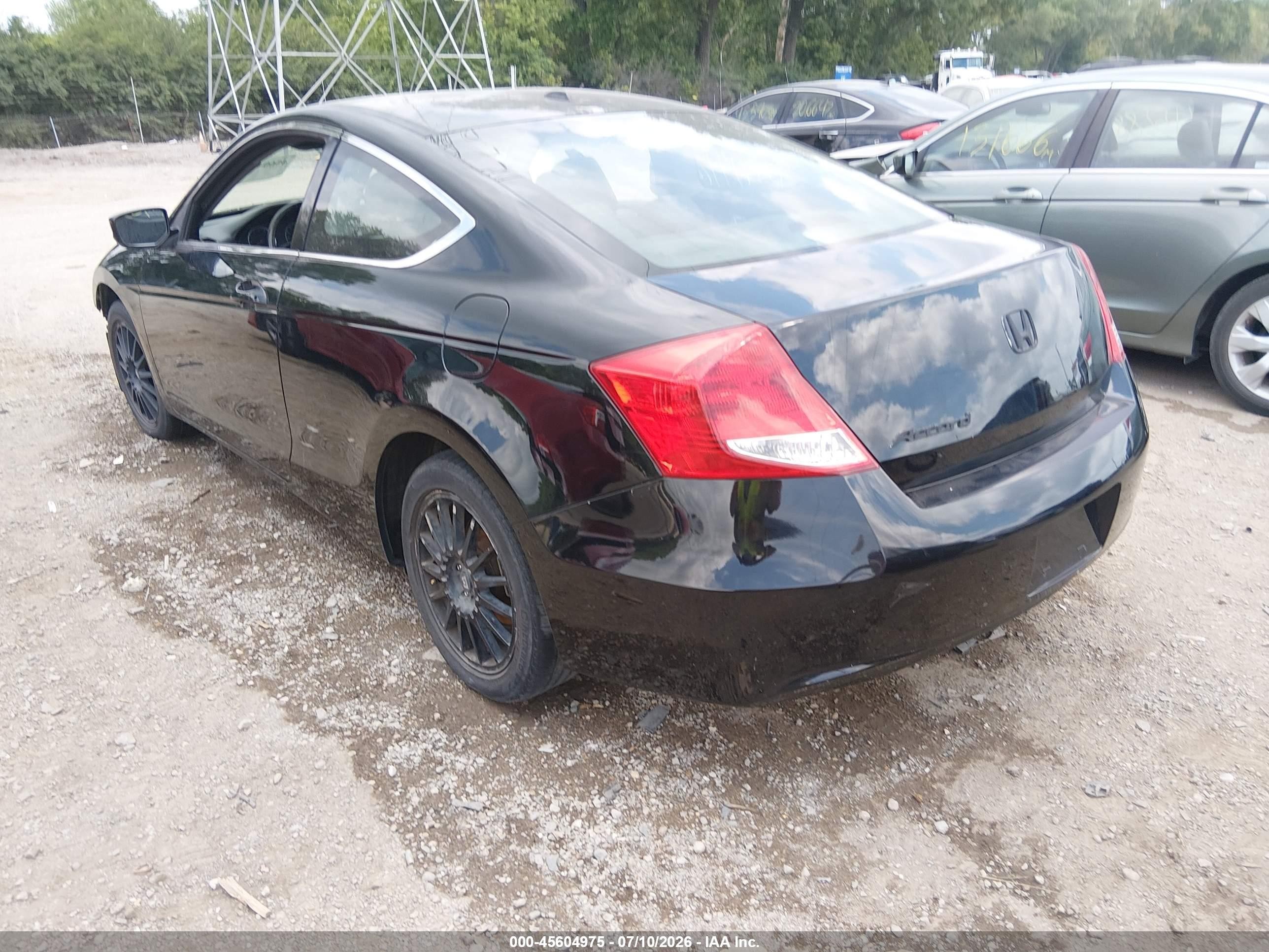 2012 Honda Accord 2.4 Ex-l Черный vin: 1HGCS1B87CA015482