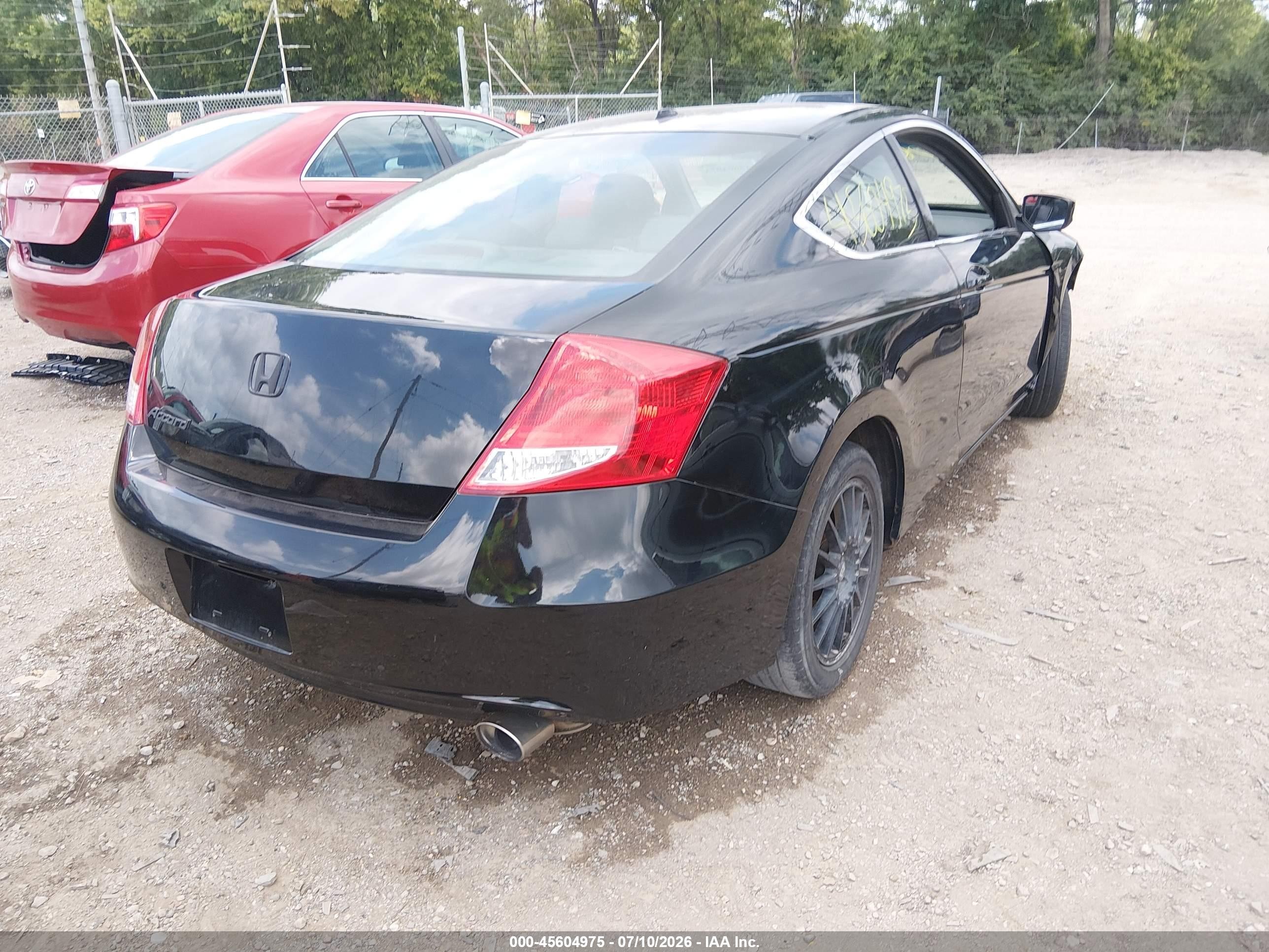 2012 Honda Accord 2.4 Ex-l Черный vin: 1HGCS1B87CA015482