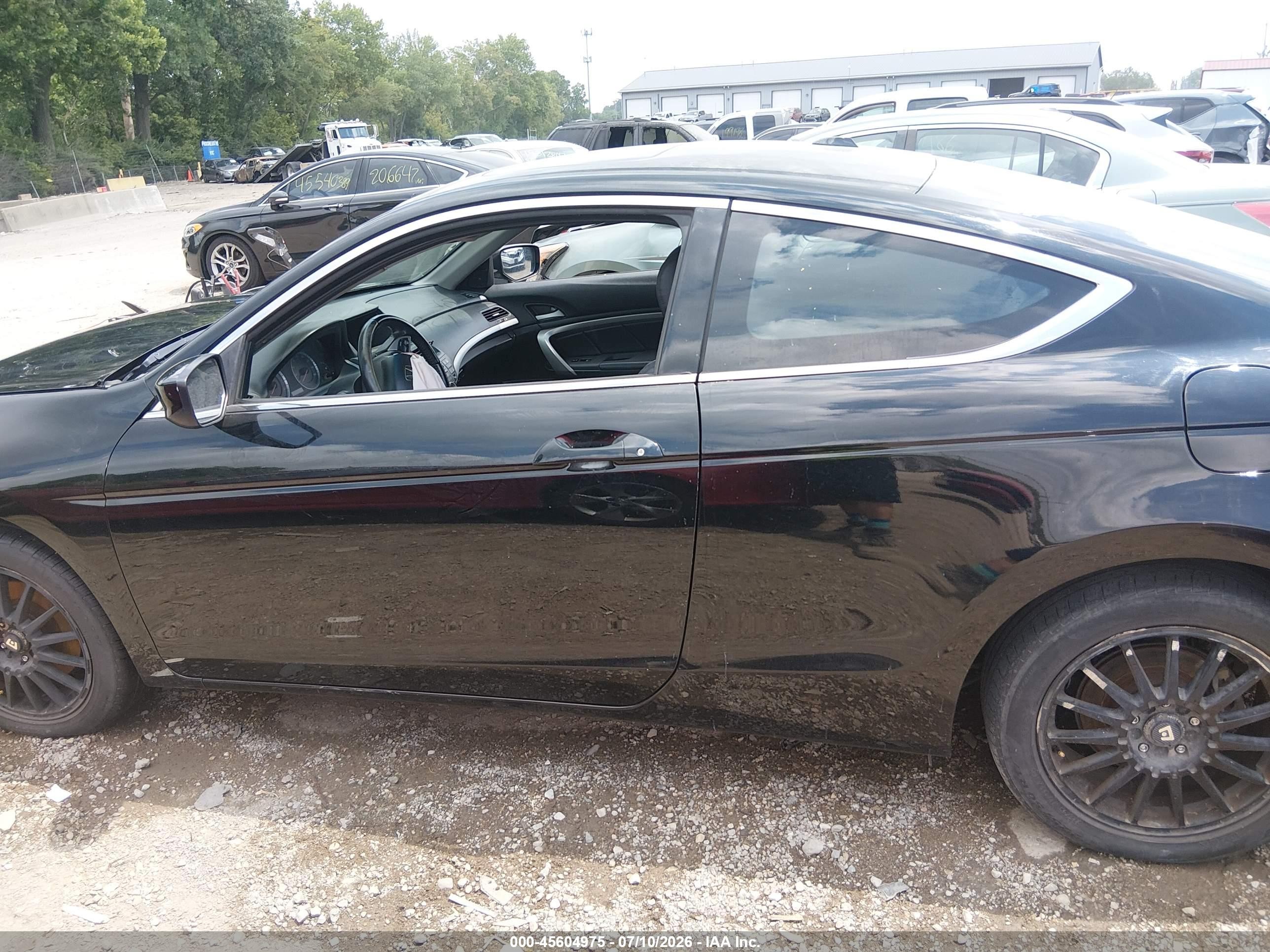 2012 Honda Accord 2.4 Ex-l Черный vin: 1HGCS1B87CA015482