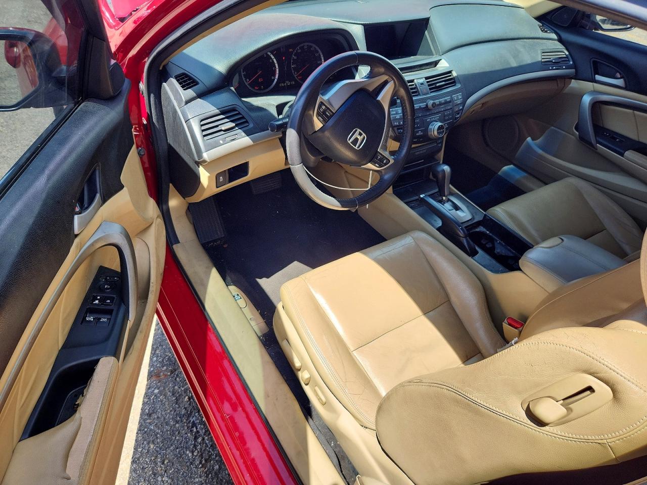 2012 Honda Accord Exl Red vin: 1HGCS1B87CA016230
