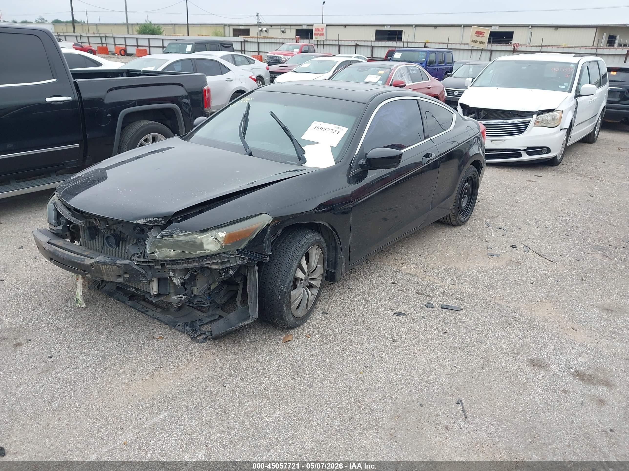 2011 Honda Accord 2.4 Ex-l Black vin: 1HGCS1B88BA005333